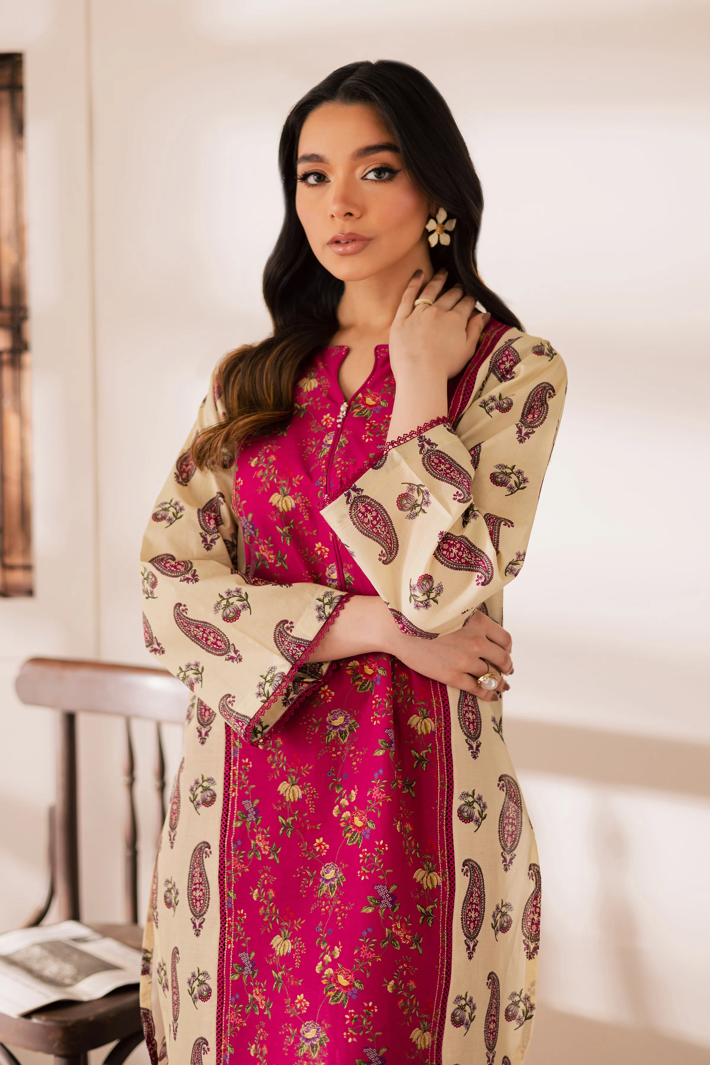 Lilith 2Pc - Printed Casual Pret - Image 3