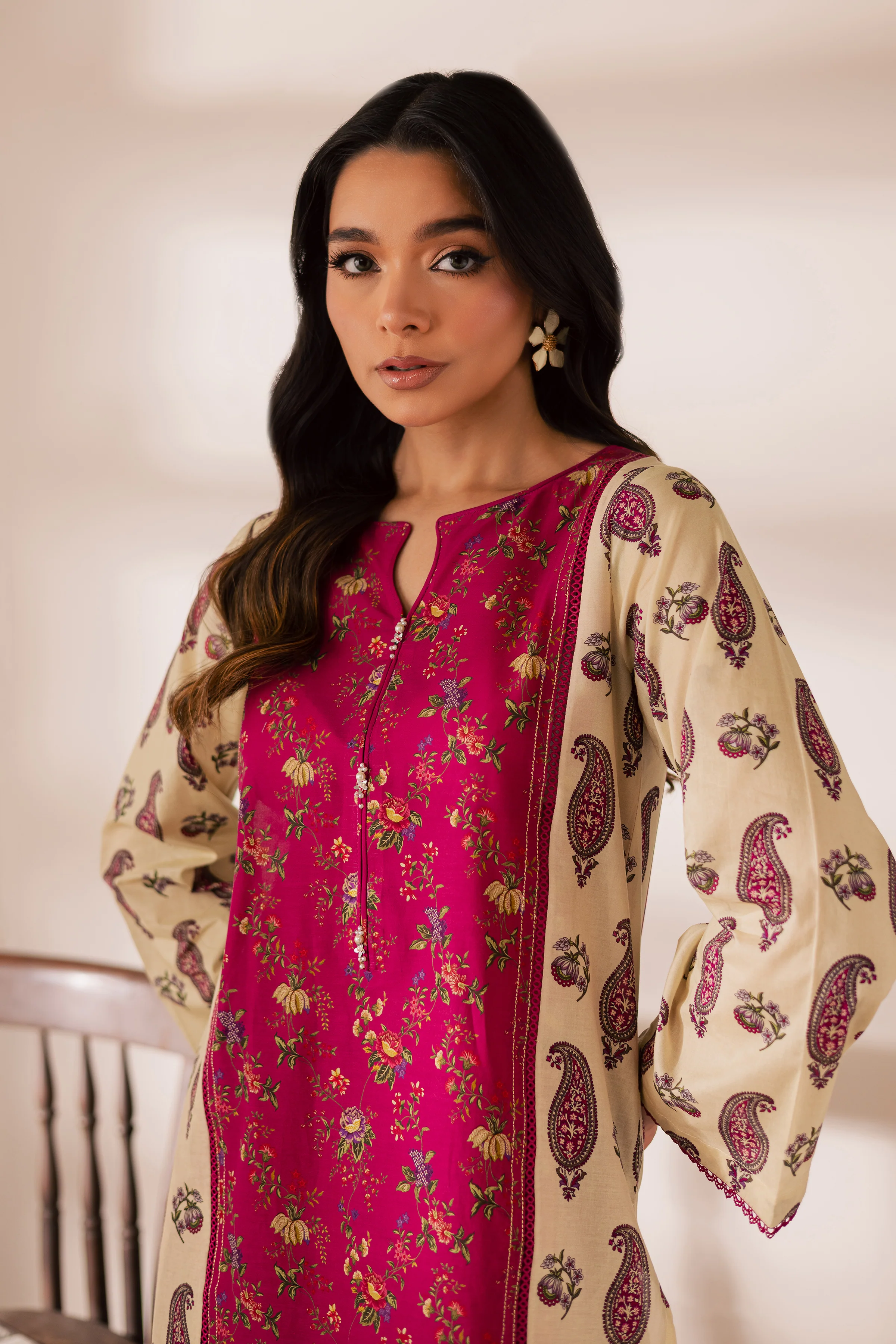 Lilith 2Pc - Printed Casual Pret - Image 5