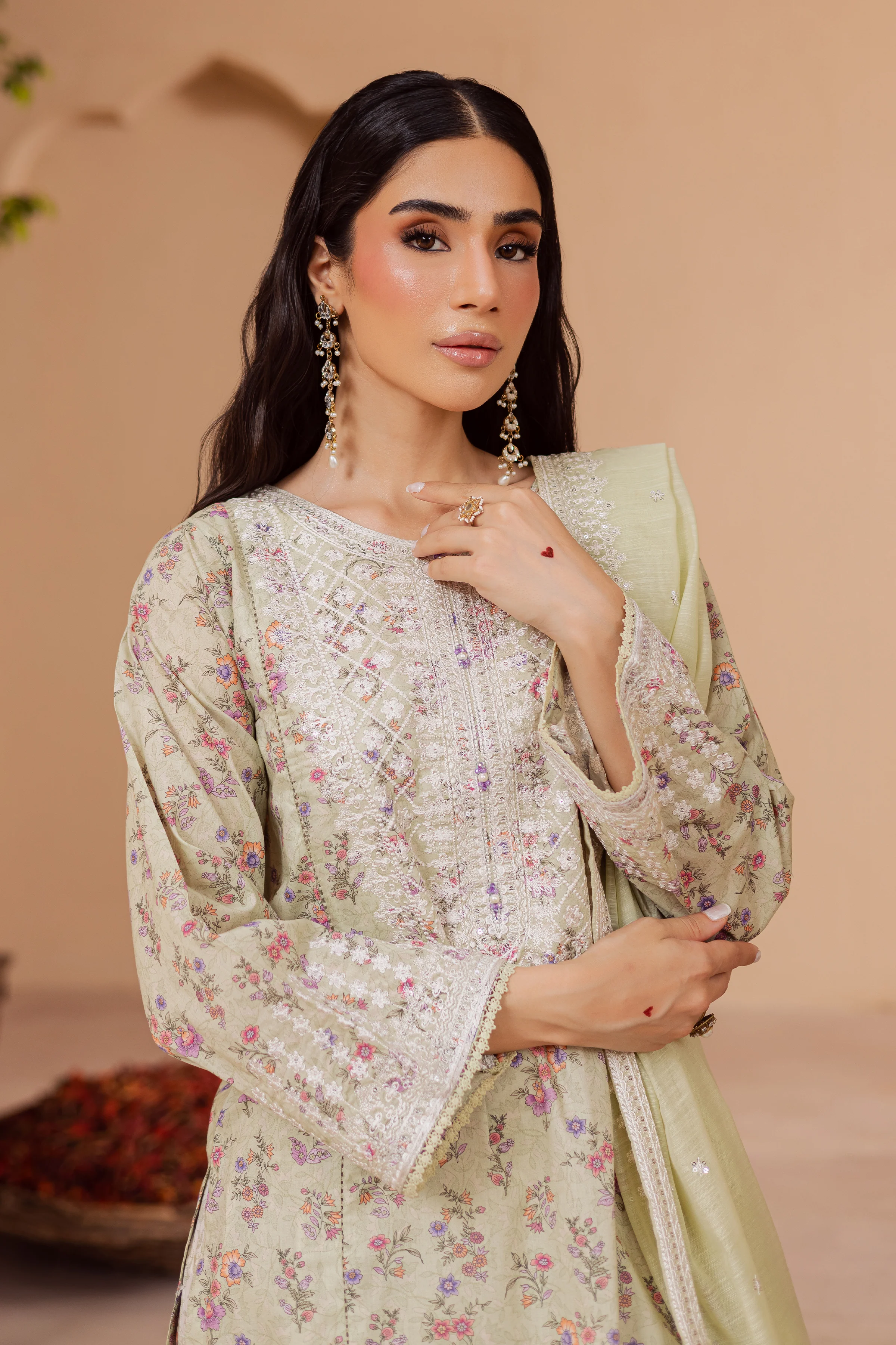 Lilo 3Pc - Printed Lawn Dress - Image 5