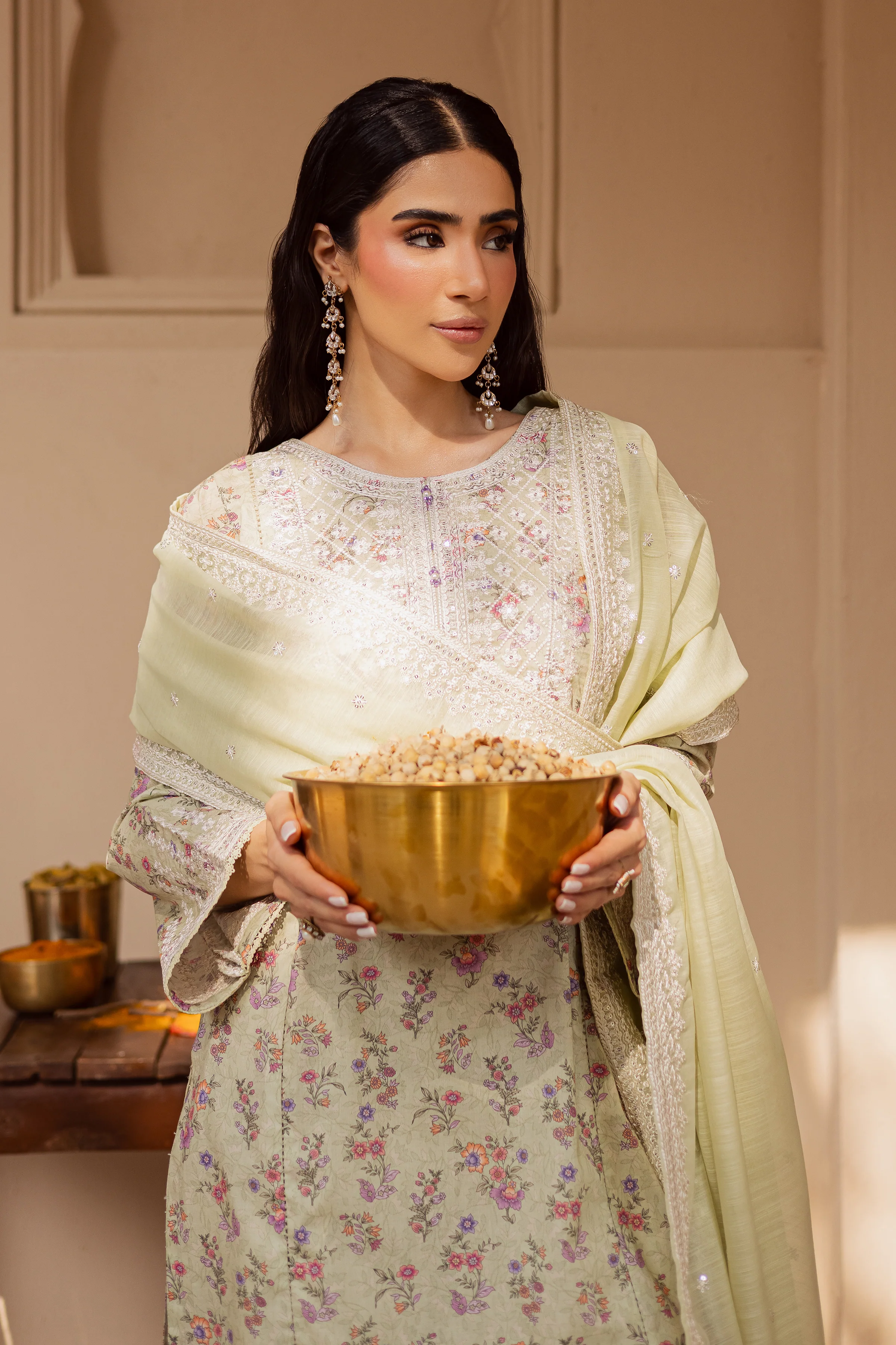 Lilo 3Pc - Printed Lawn Dress - Image 6