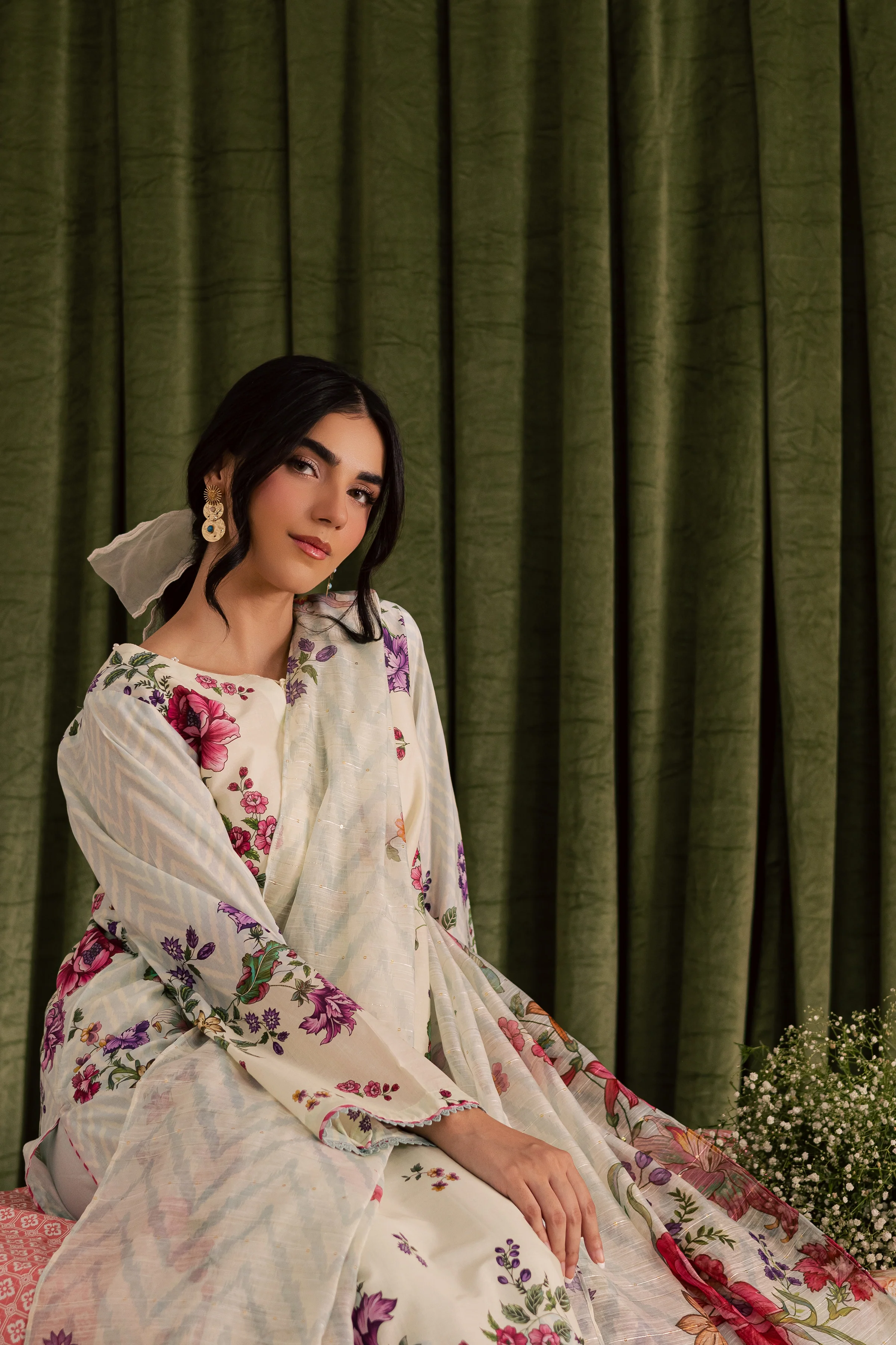 Linch 3Pc - Printed Lawn Dress - Image 6