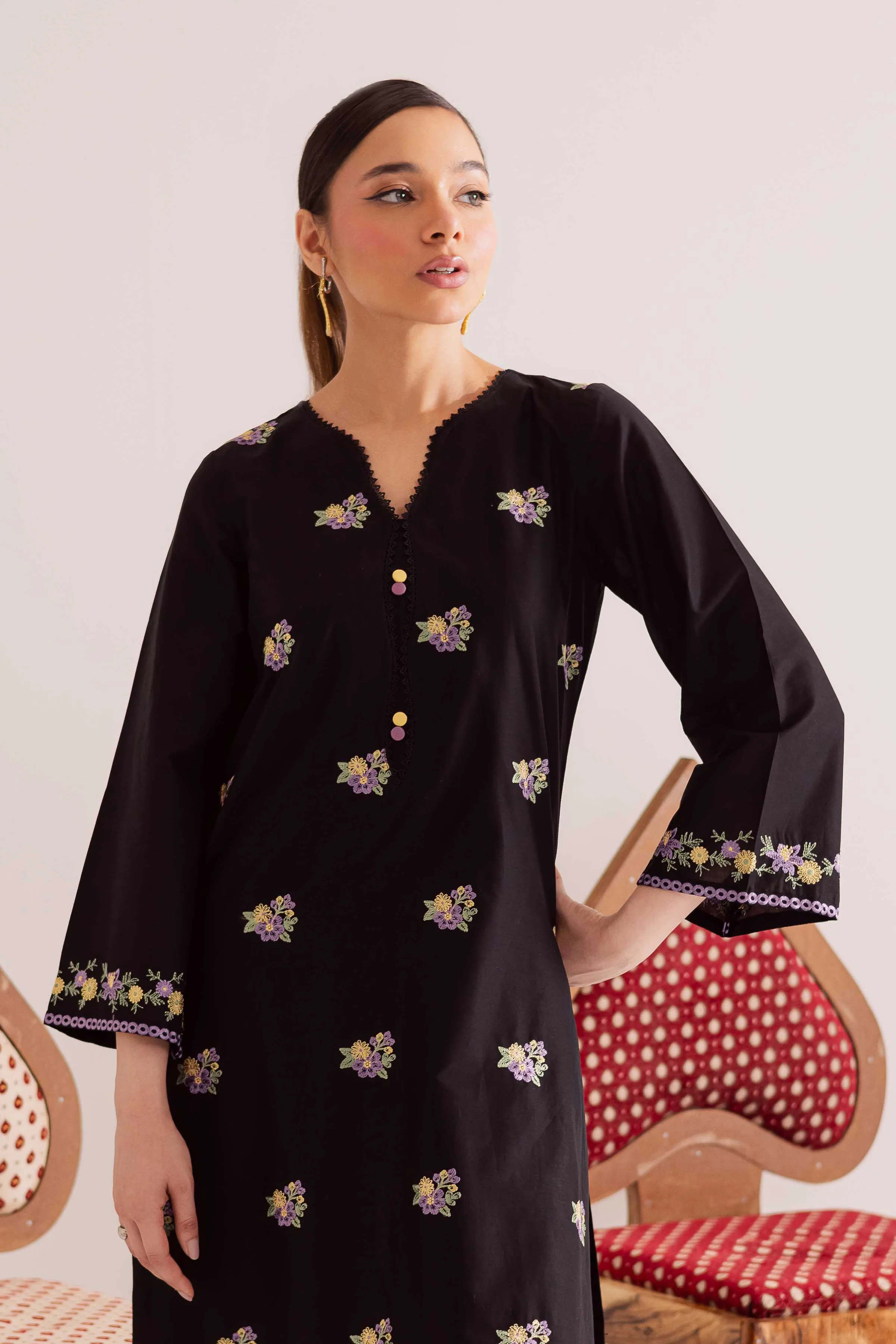 Liora 2Pc - Embroidered Casual Pret - Image 2