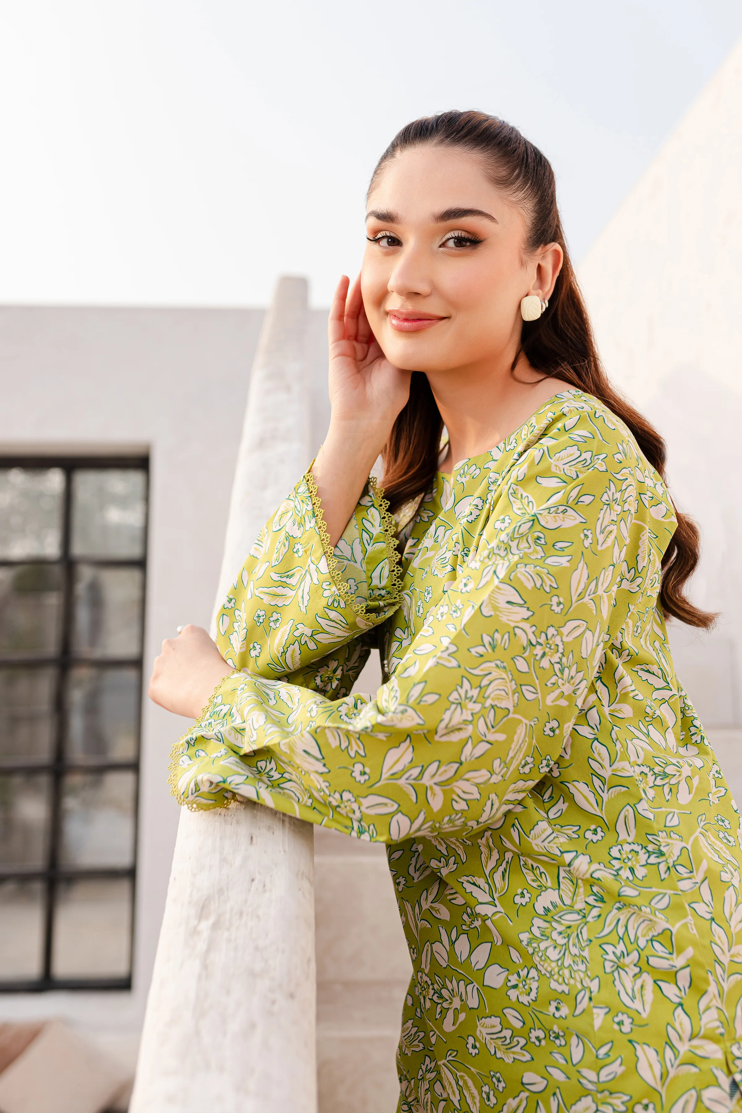 Liv 2Pc - Printed Cambric Dress - Image 7