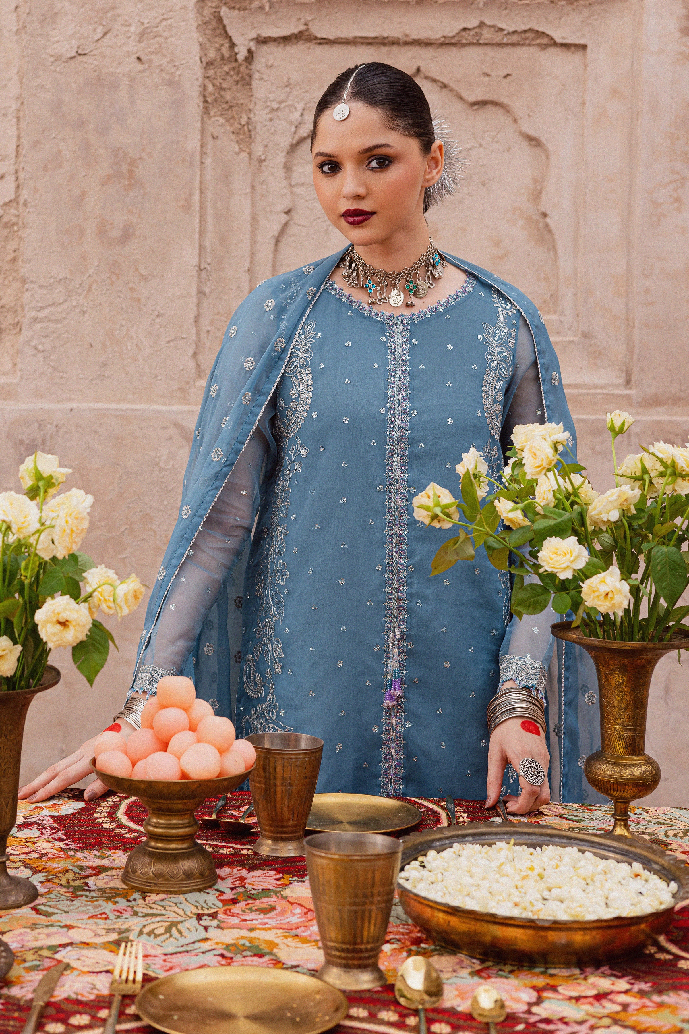 Liyana Lapis 3Pc - Festive Luxe Pret - Image 5