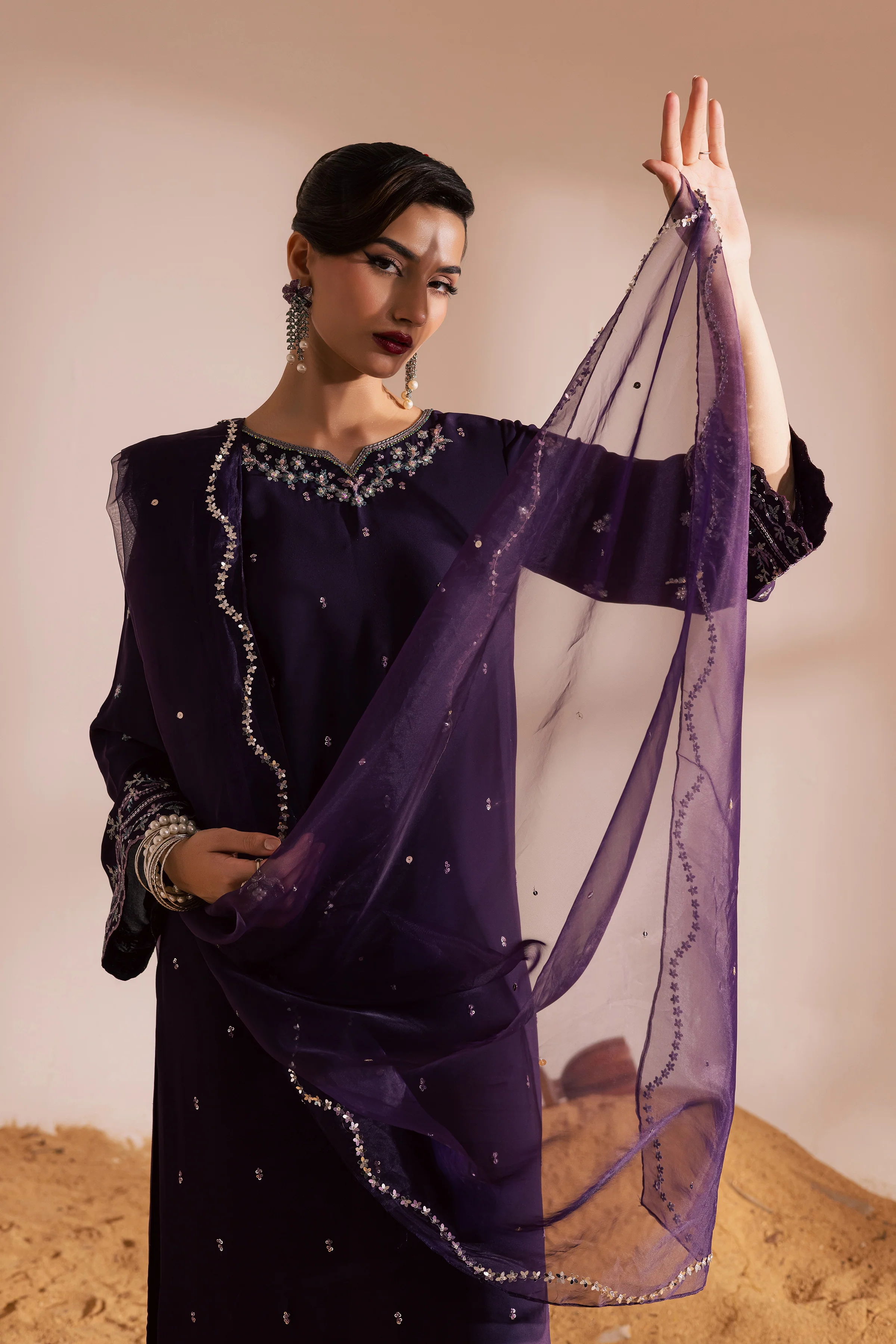 Lucent 3Pc- Festive Luxe Pret - Image 6