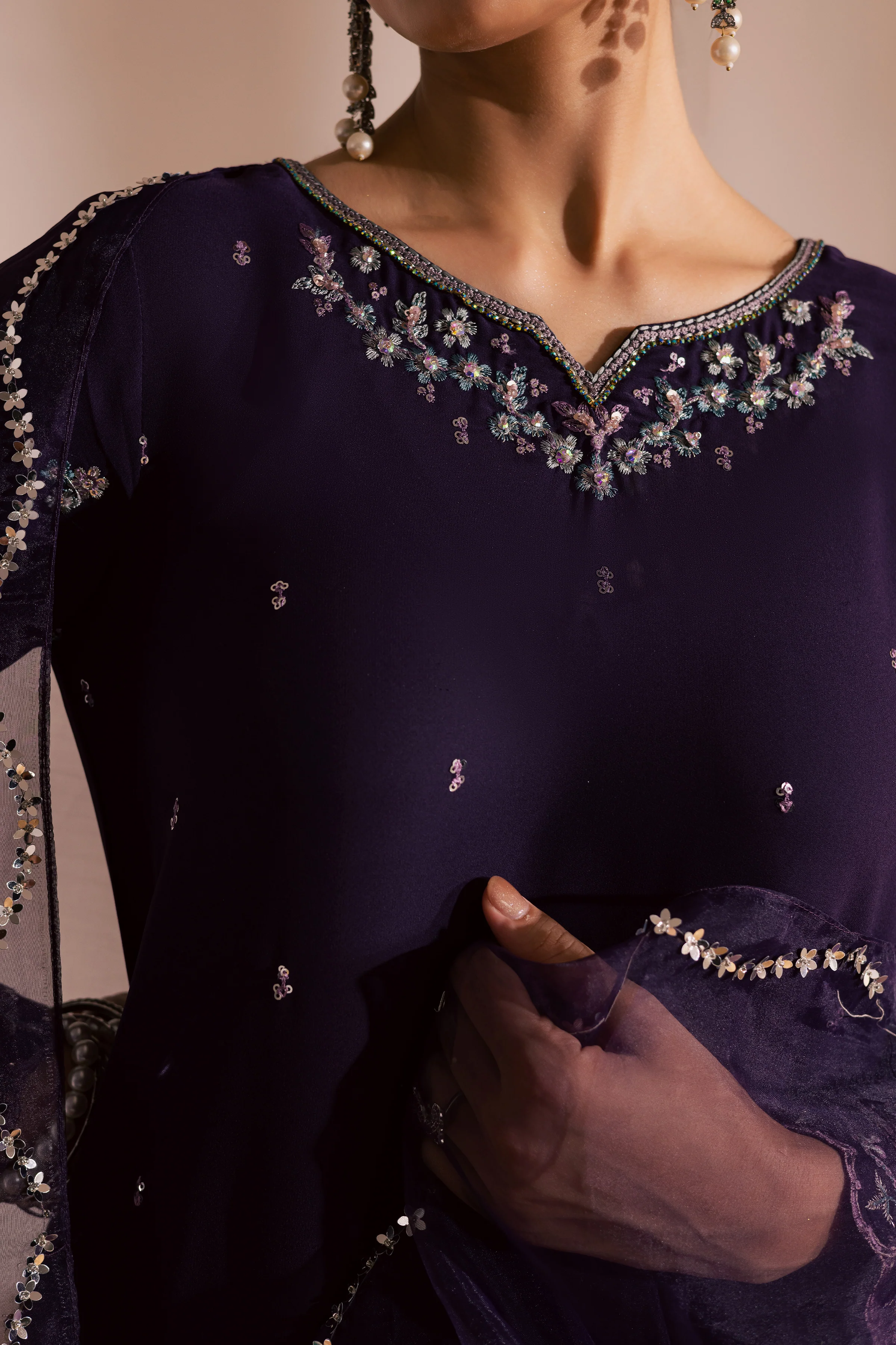 Lucent 3Pc- Festive Luxe Pret - Image 8