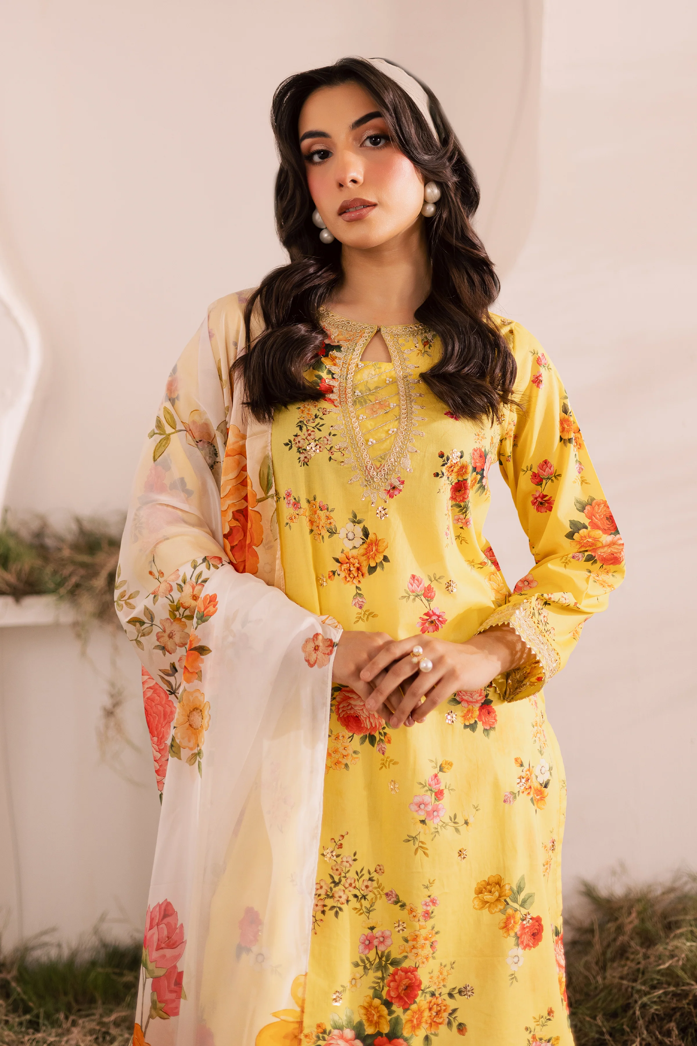 Lumia 3Pc - Printed Lawn Dress - Image 3
