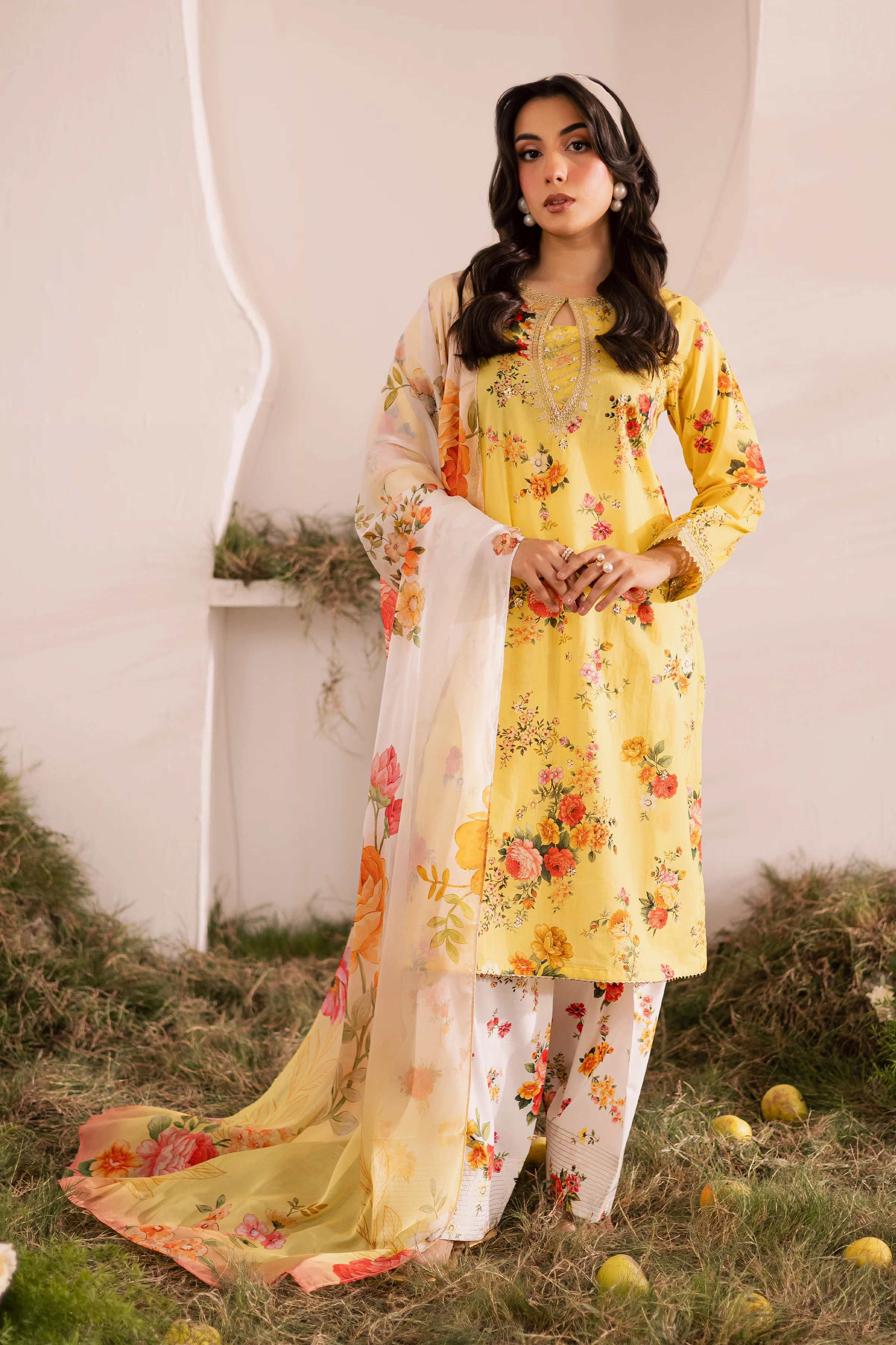 Lumia 3Pc - Printed Lawn Dress - Image 5