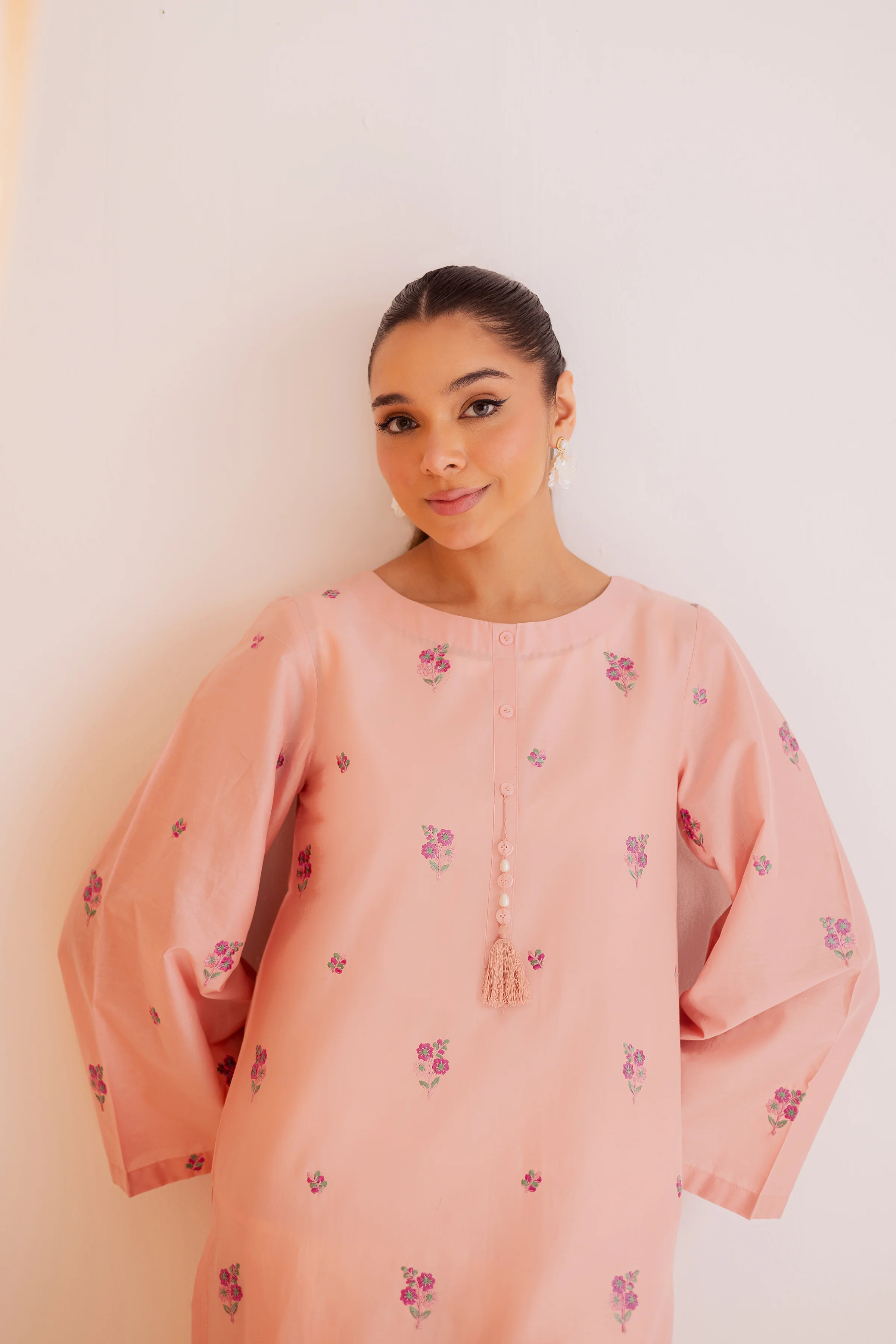 Mabel 2Pc - Embroidered Casual Pret - Image 3