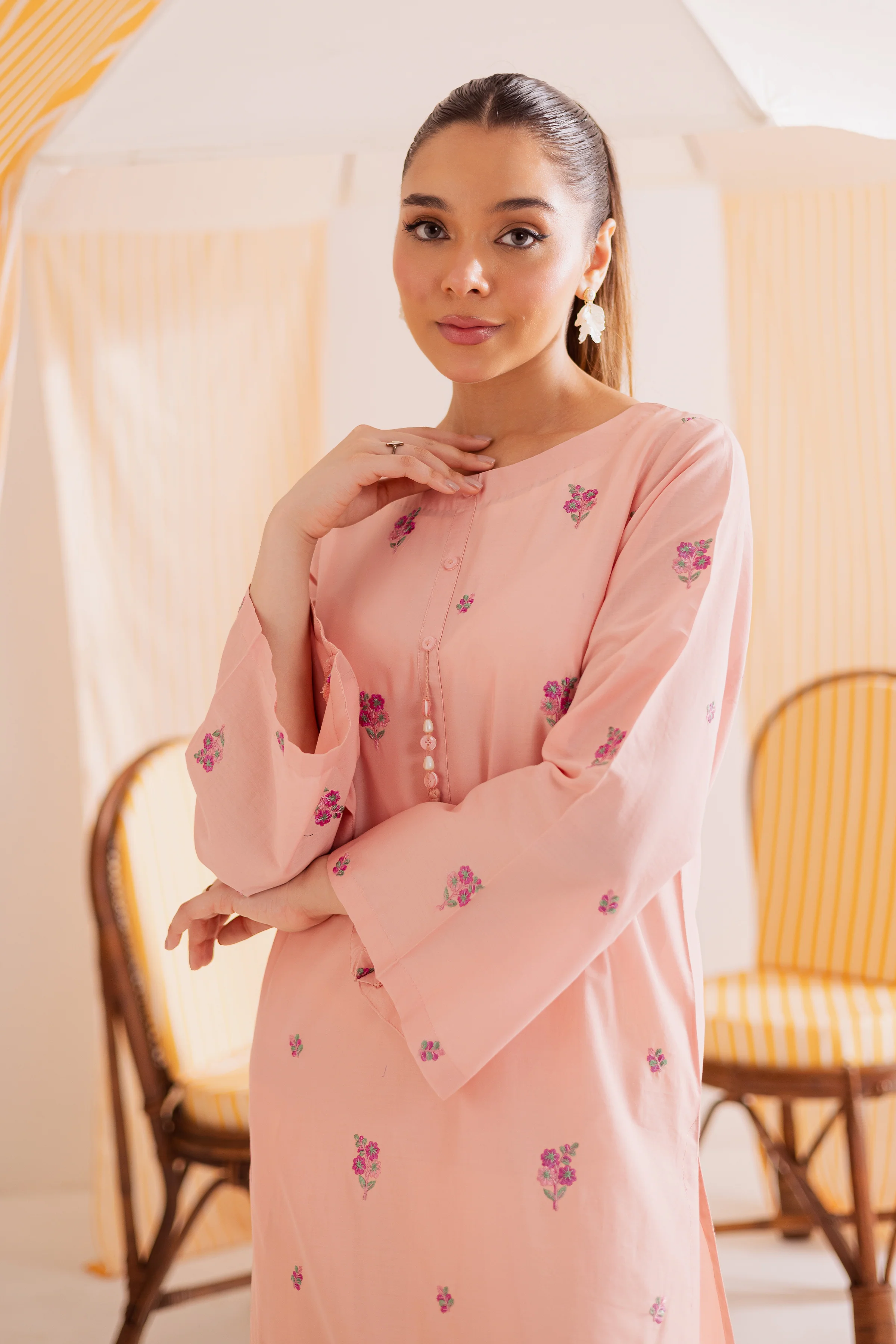 Mabel 2Pc - Embroidered Casual Pret - Image 7
