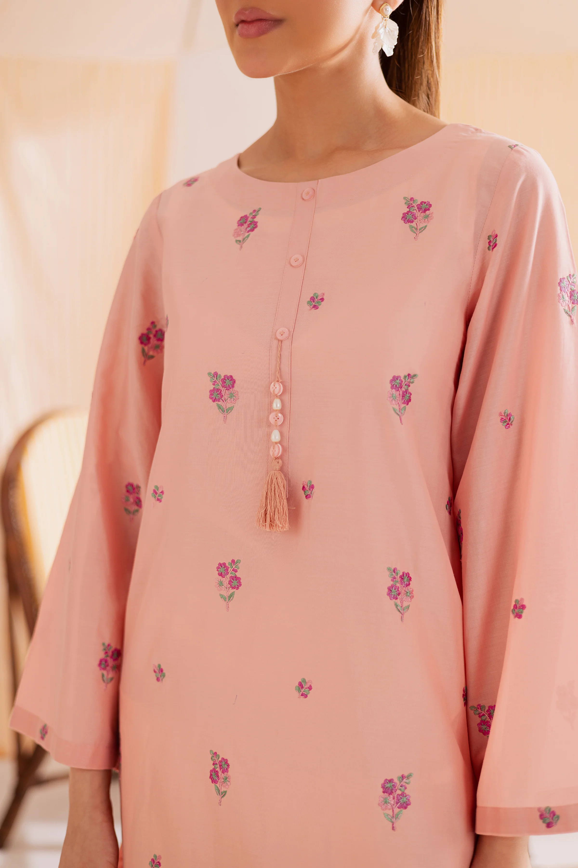 Mabel 2Pc - Embroidered Casual Pret - Image 8