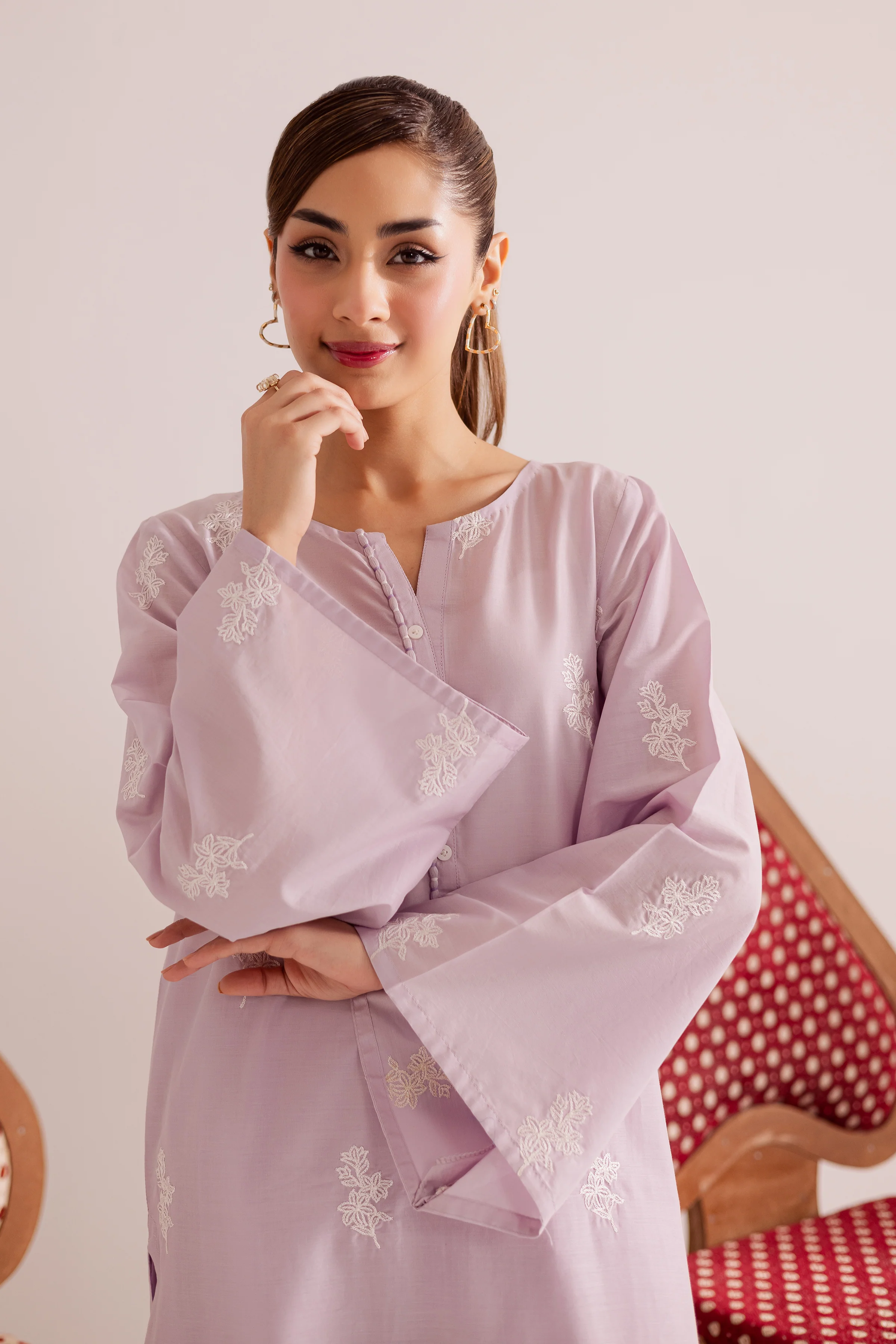 Maeve 2Pc - Embroidered Casual Pret - Image 2