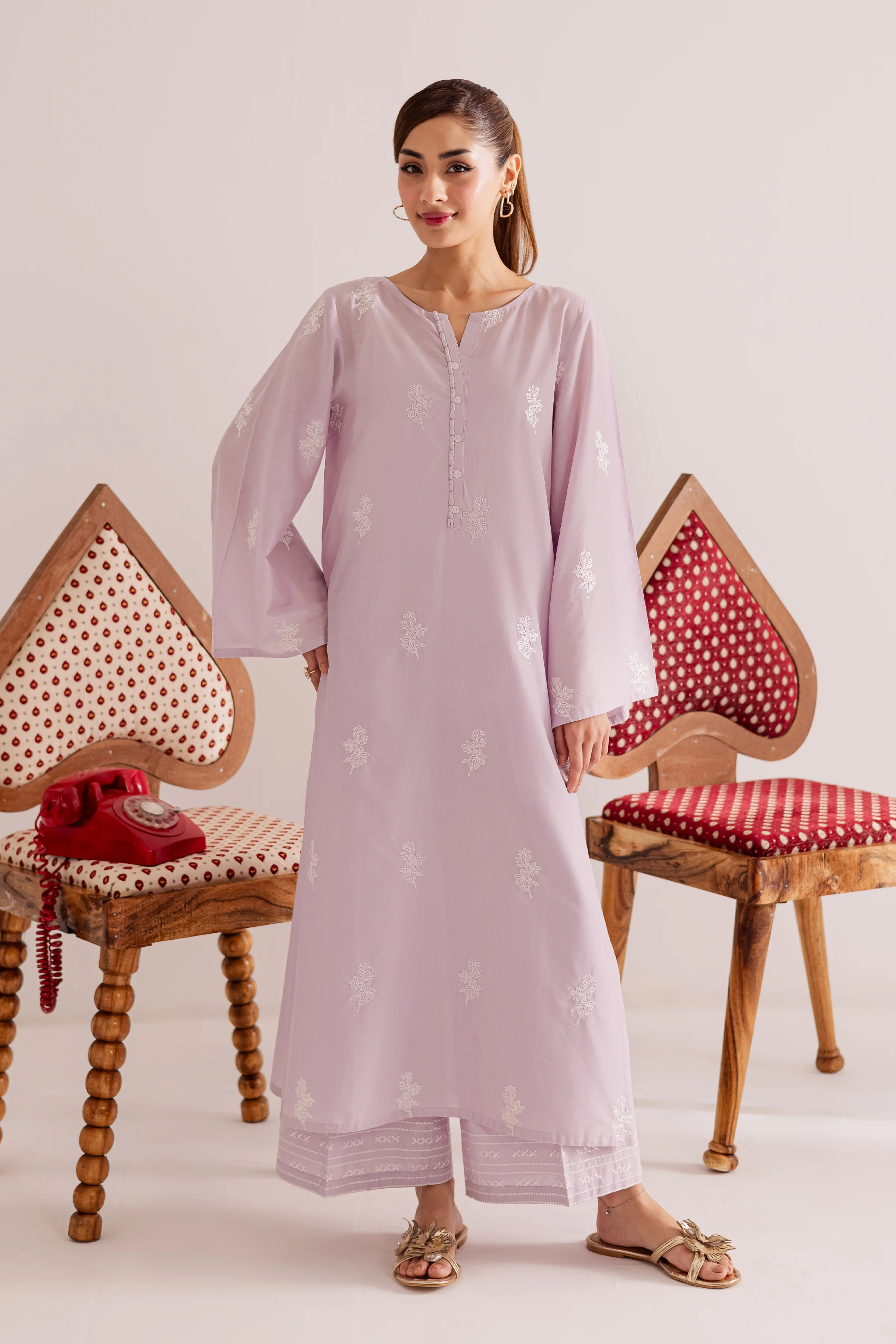 Maeve 2Pc - Embroidered Casual Pret - Image 5