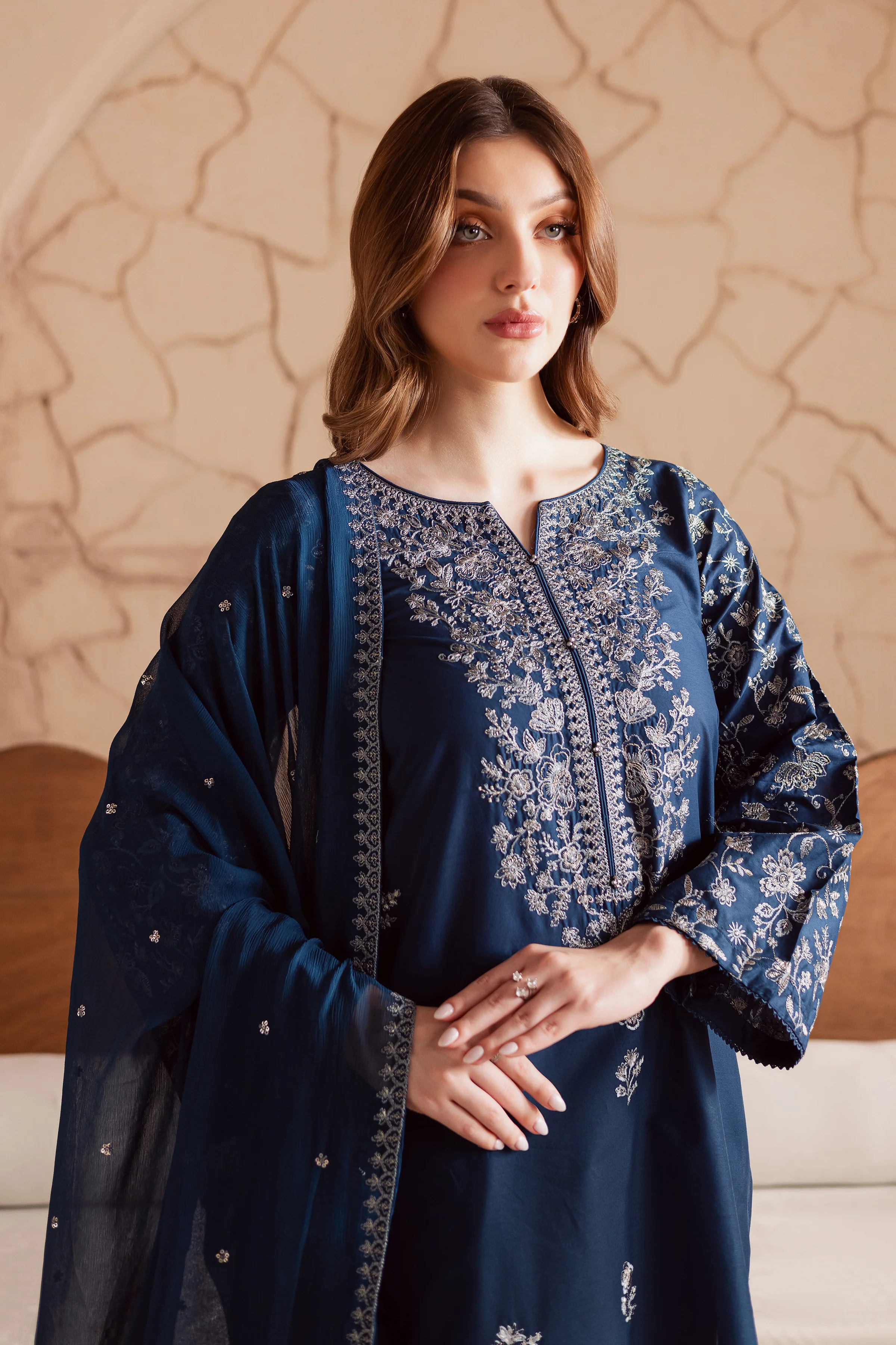 Mai tai 3Pc - Embroidered Lawn Dress - Image 3