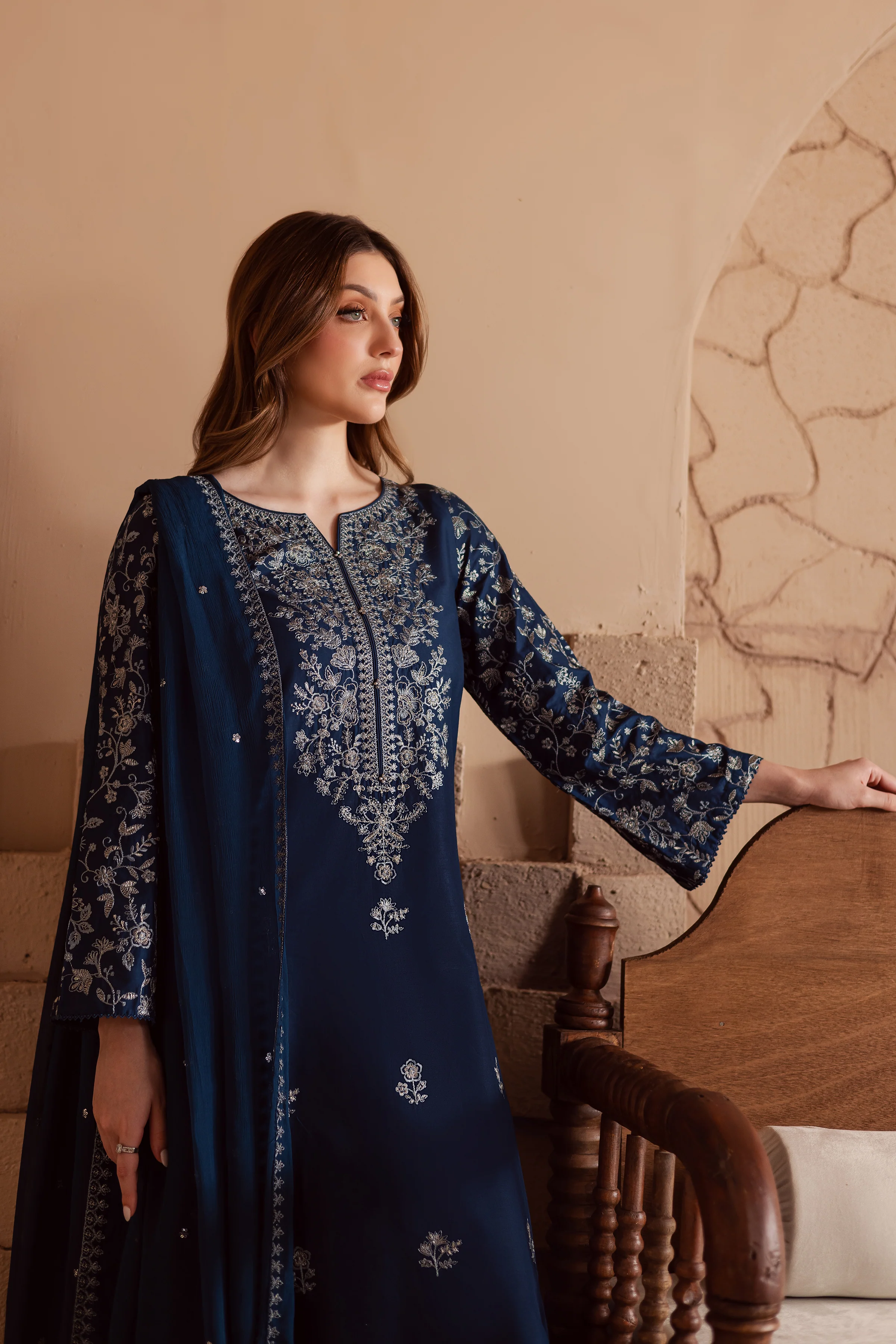 Mai tai 3Pc - Embroidered Lawn Dress - Image 6