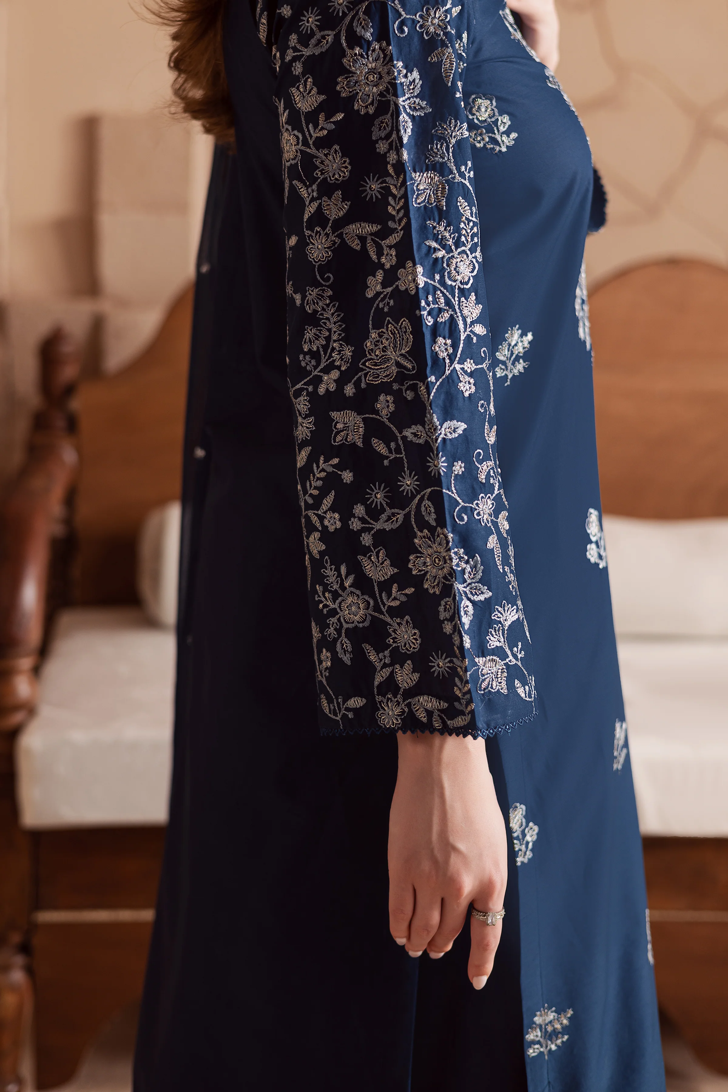 Mai tai 3Pc - Embroidered Lawn Dress - Image 7