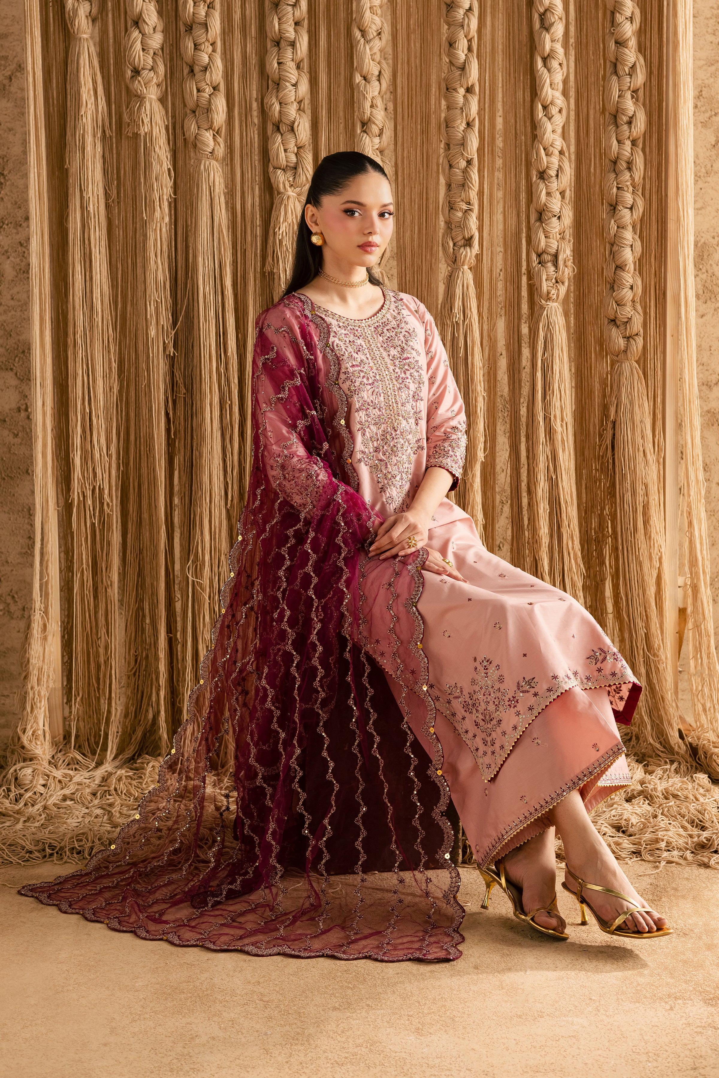Malaal 3Pc - Festive Eid Pret - Image 3