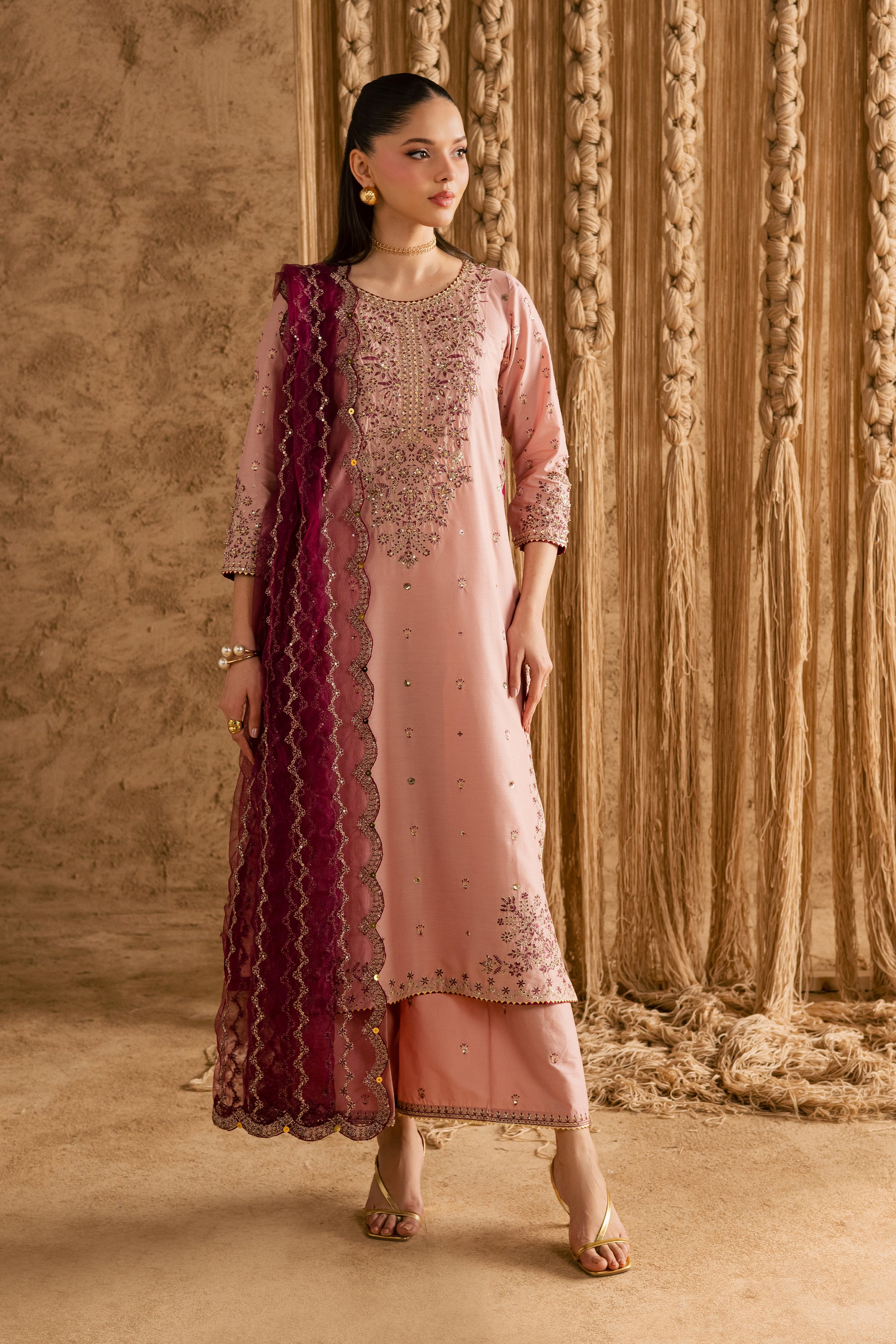 Malaal 3Pc - Festive Eid Pret - Image 4
