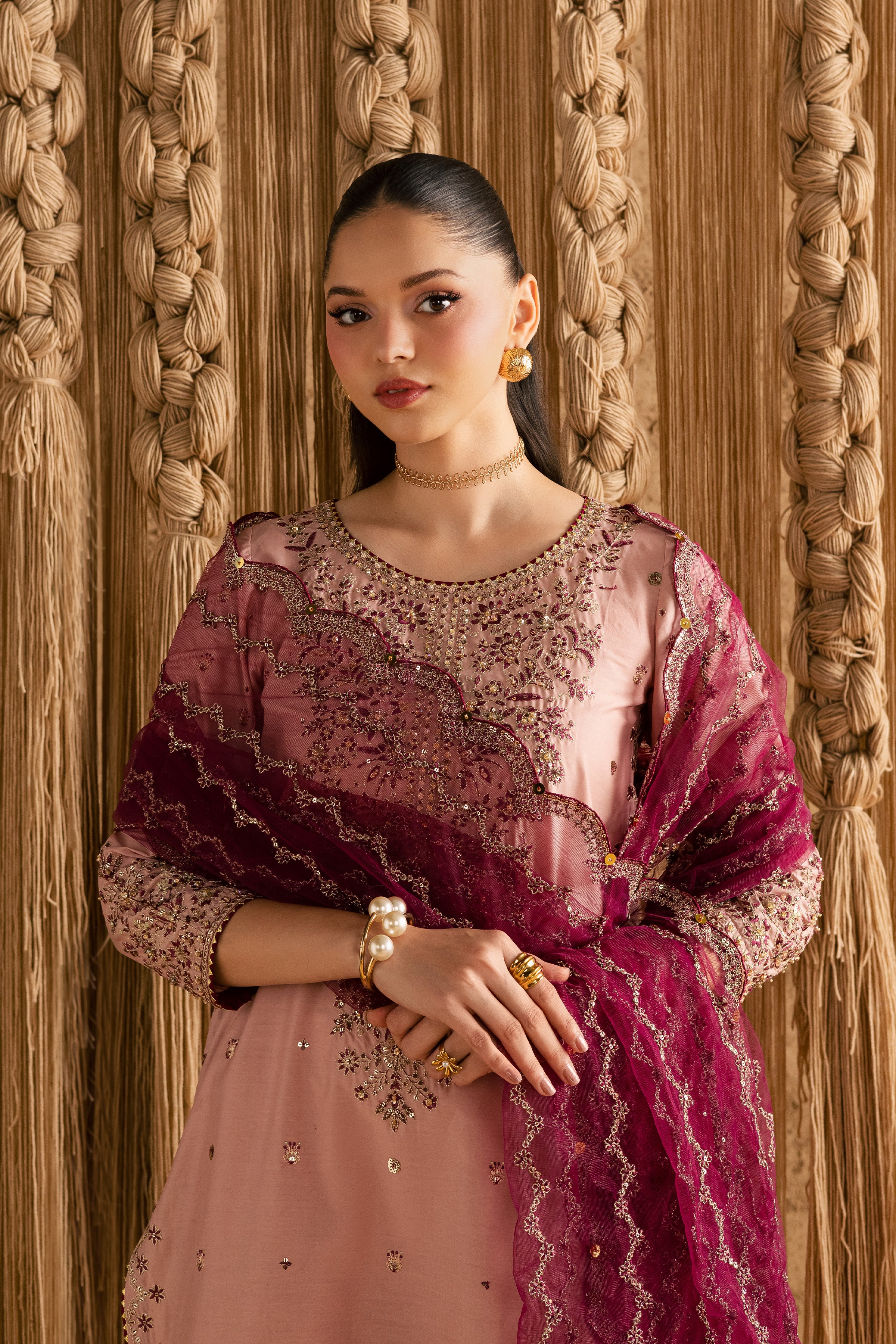 Malaal 3Pc - Festive Eid Pret - Image 7