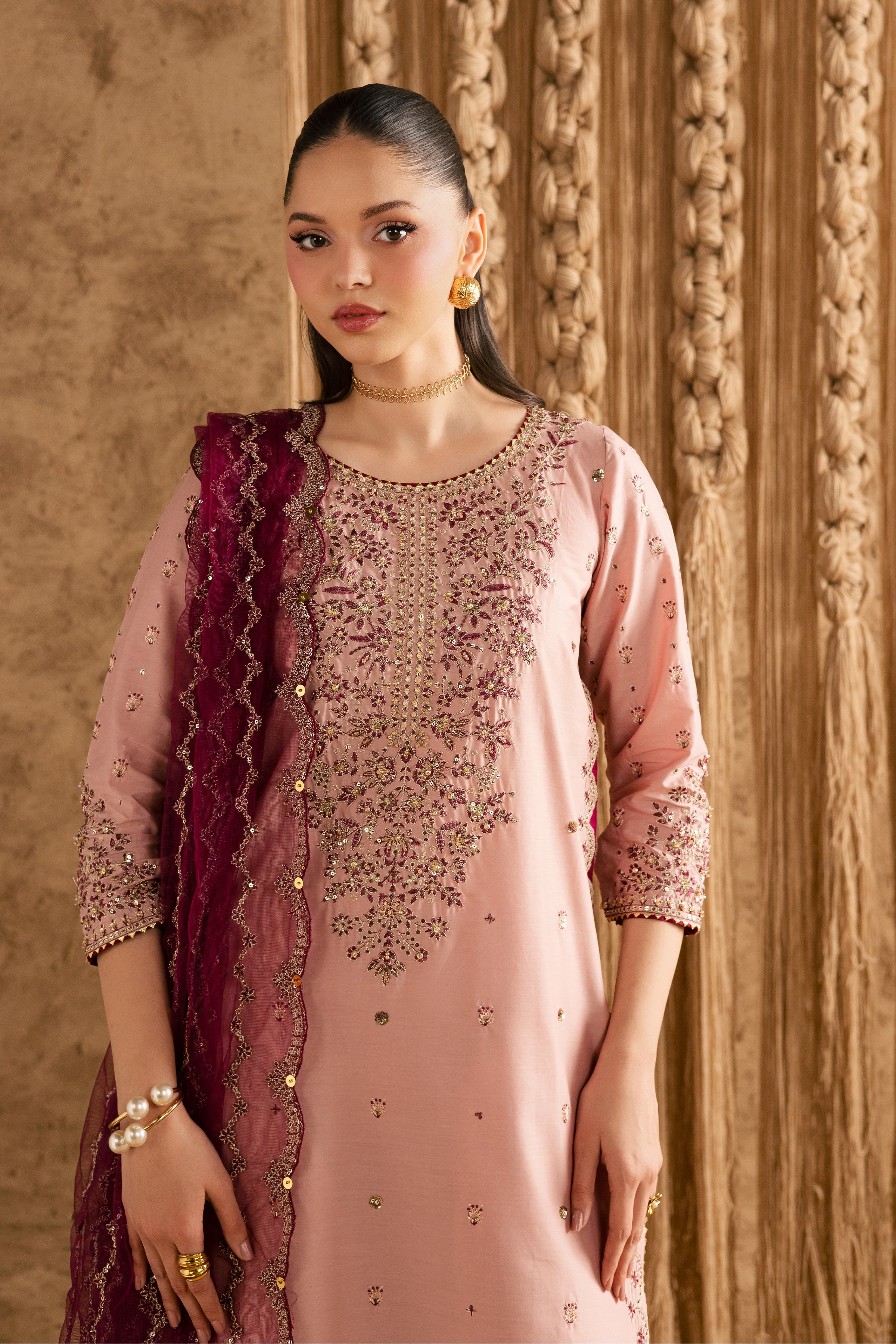 Malaal 3Pc - Festive Eid Pret - Image 8