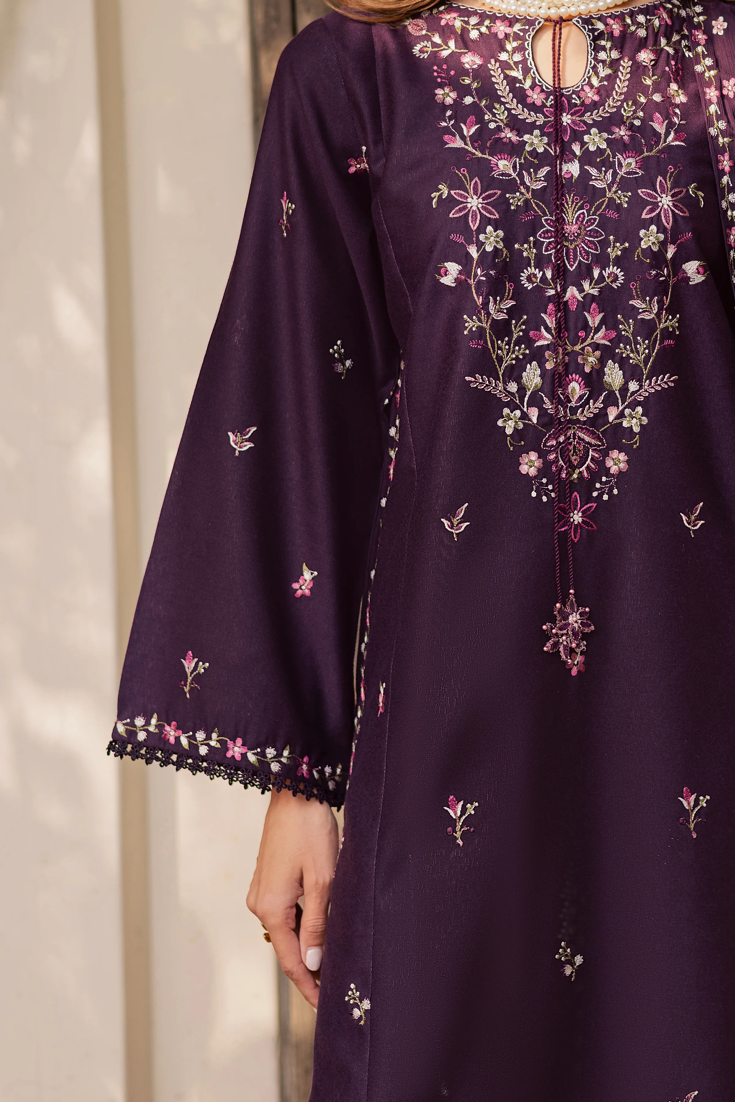 Malam 3Pc - Embroidered Festive Pret - Image 6