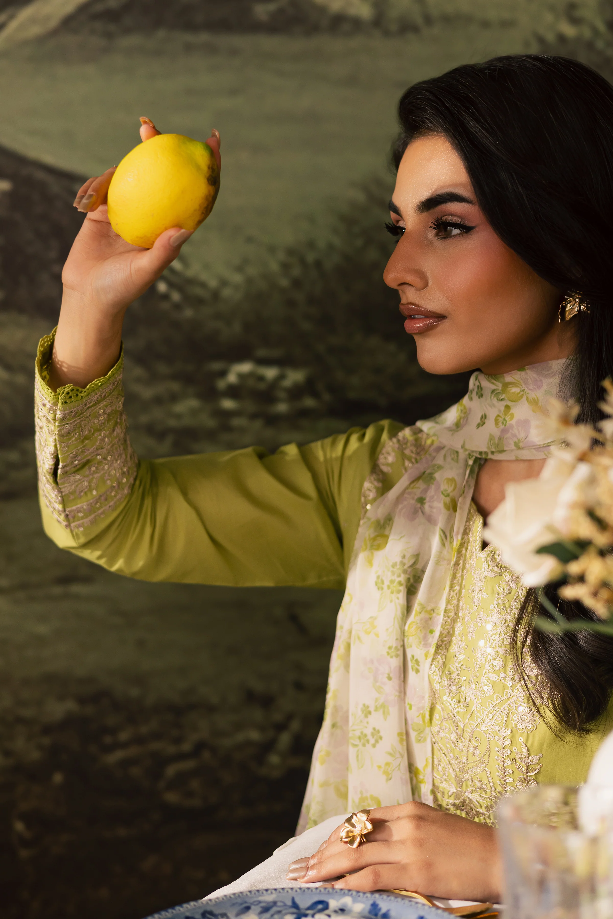 Malbus 3Pc - Embroidered Lawn Pret - Image 7