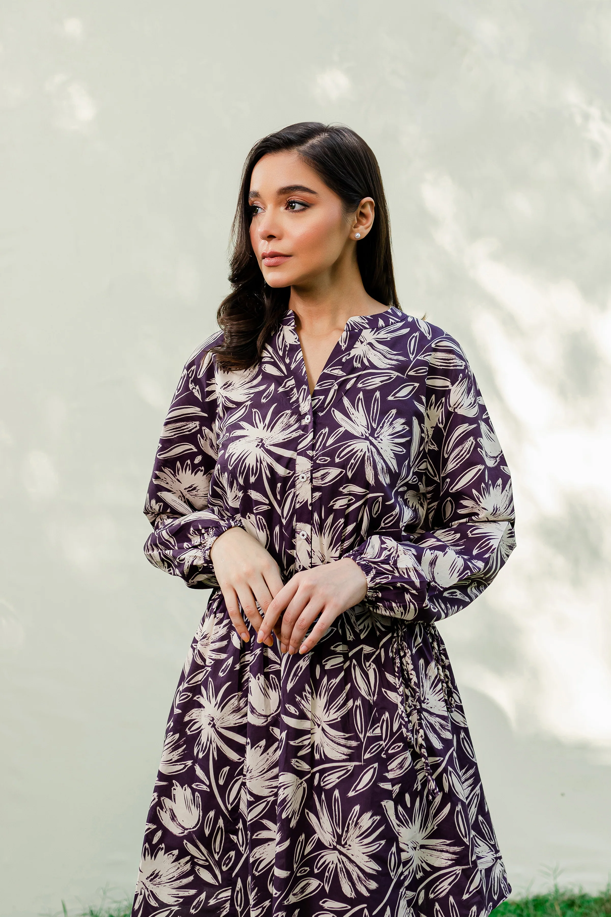 Malt 1Pc - Printed Cambric Dress - Image 10