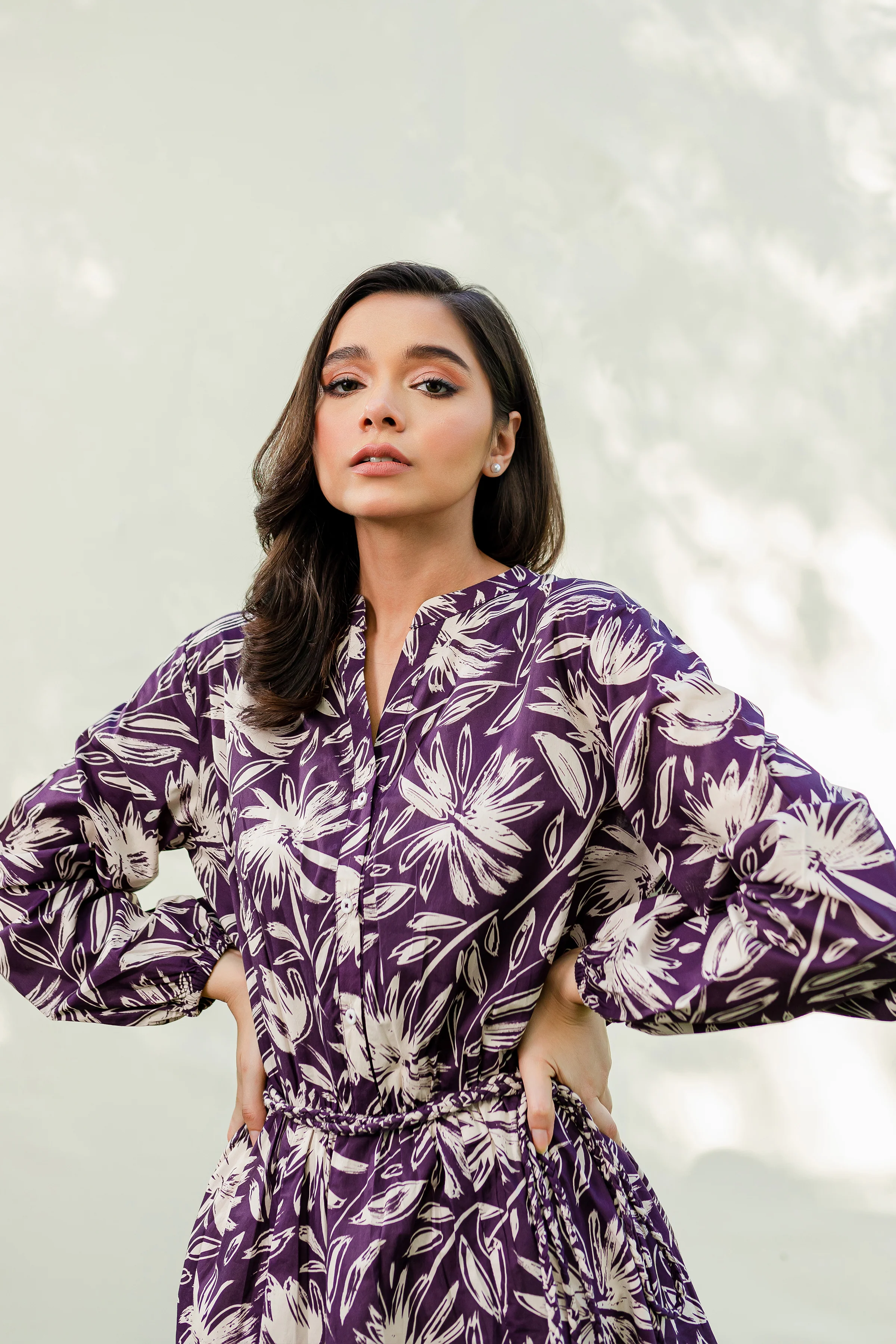 Malt 1Pc - Printed Cambric Dress - Image 4