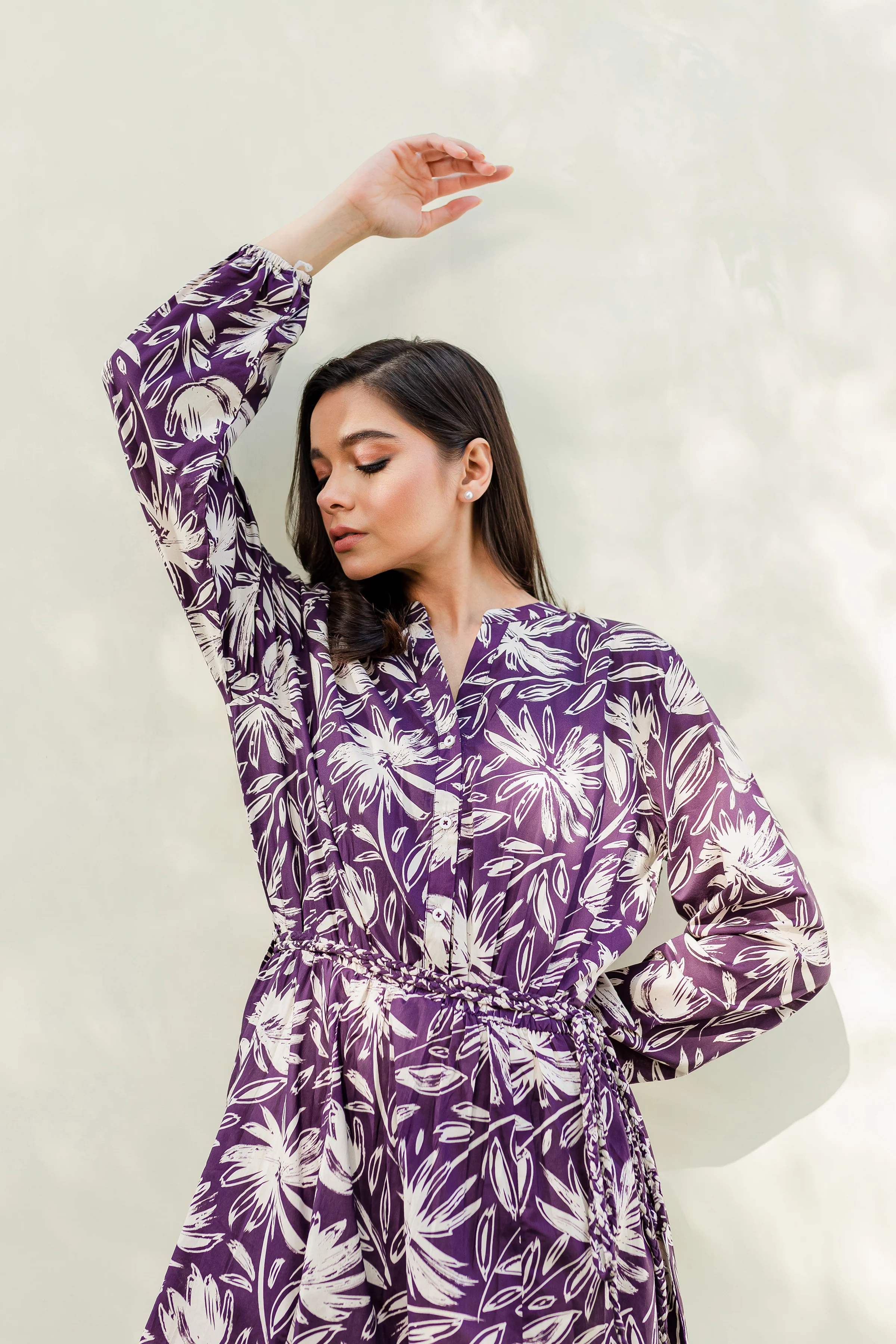 Malt 1Pc - Printed Cambric Dress - Image 5