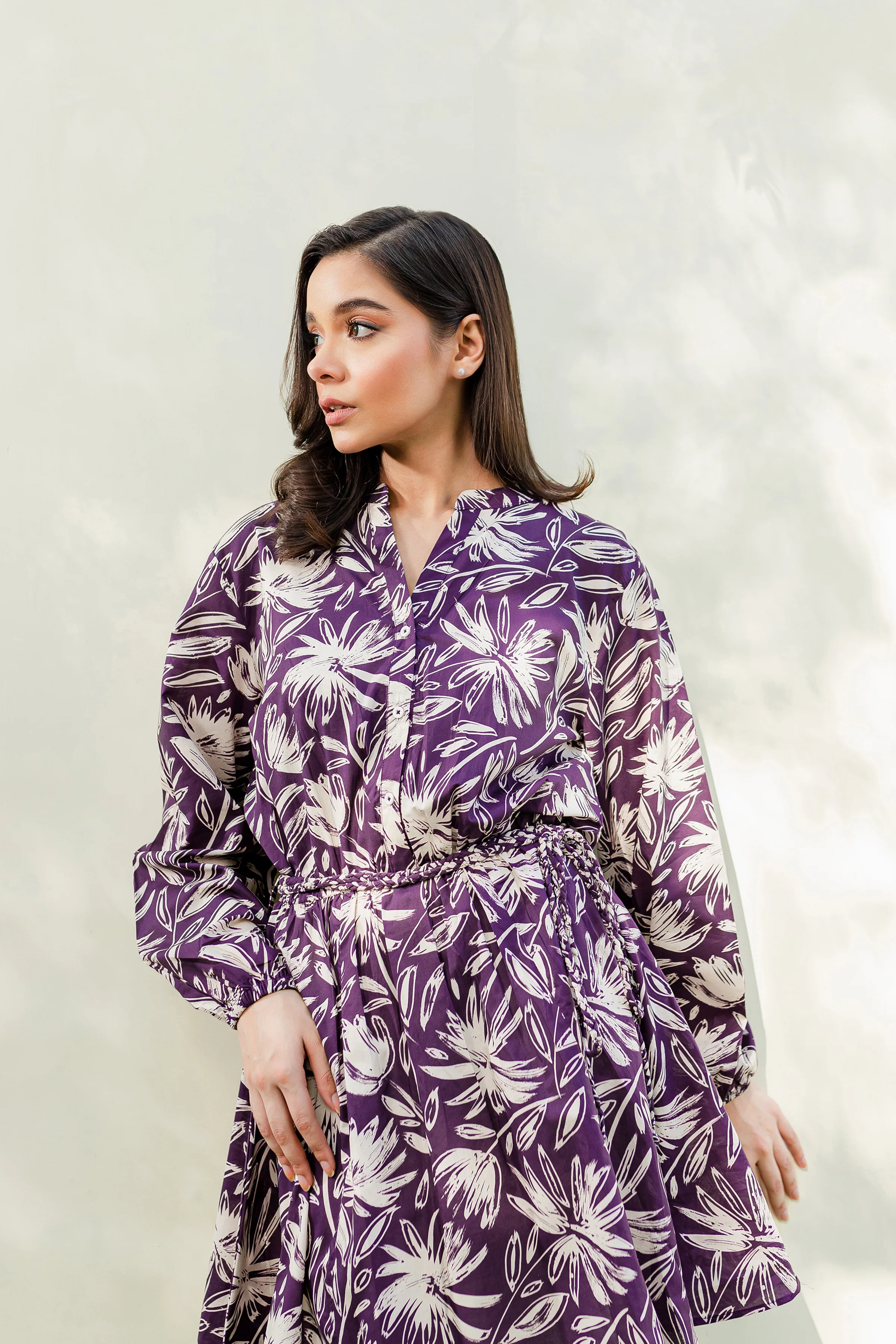 Malt 1Pc - Printed Cambric Dress - Image 8