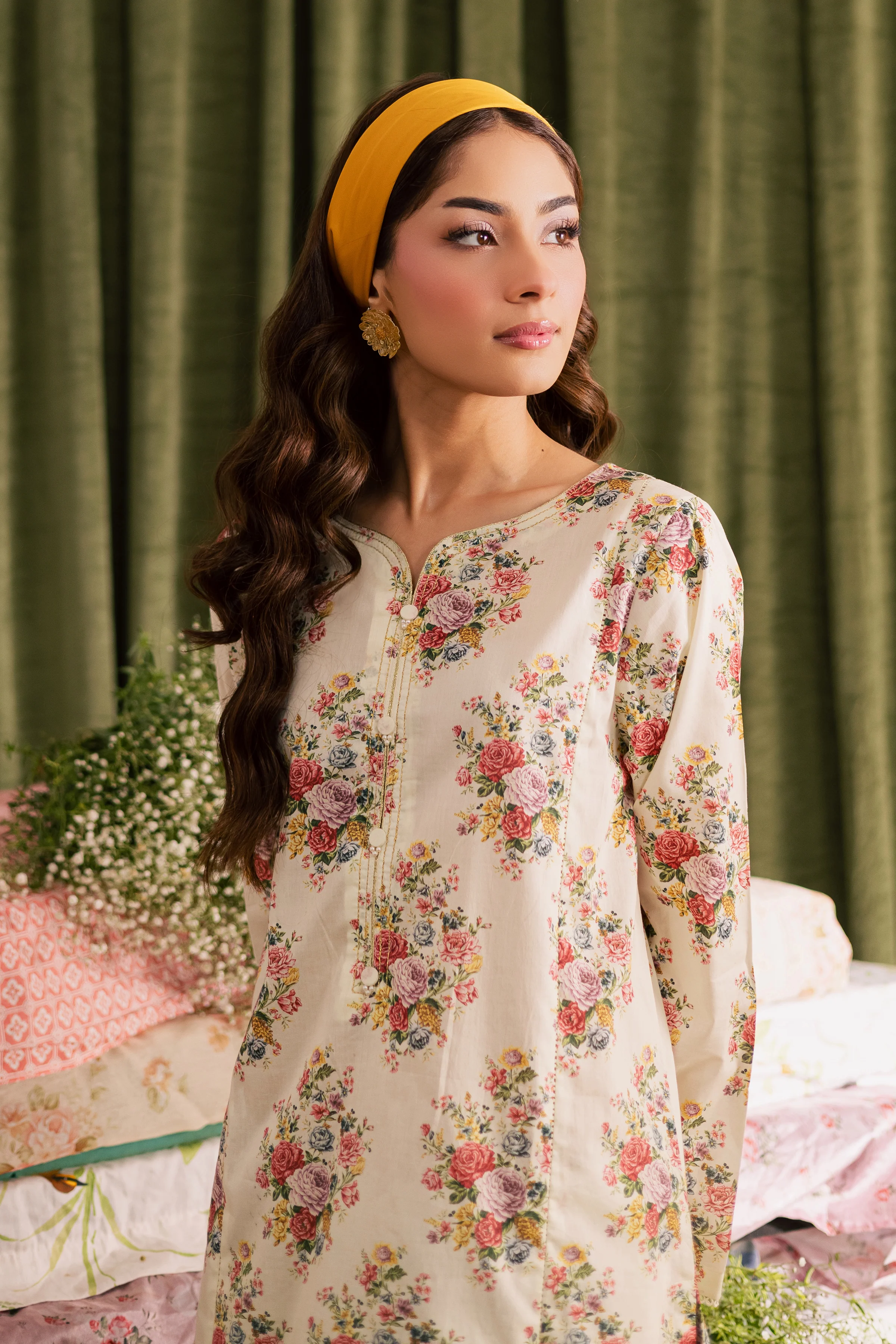 Mandy 2Pc - Printed Lawn Dress - Image 2