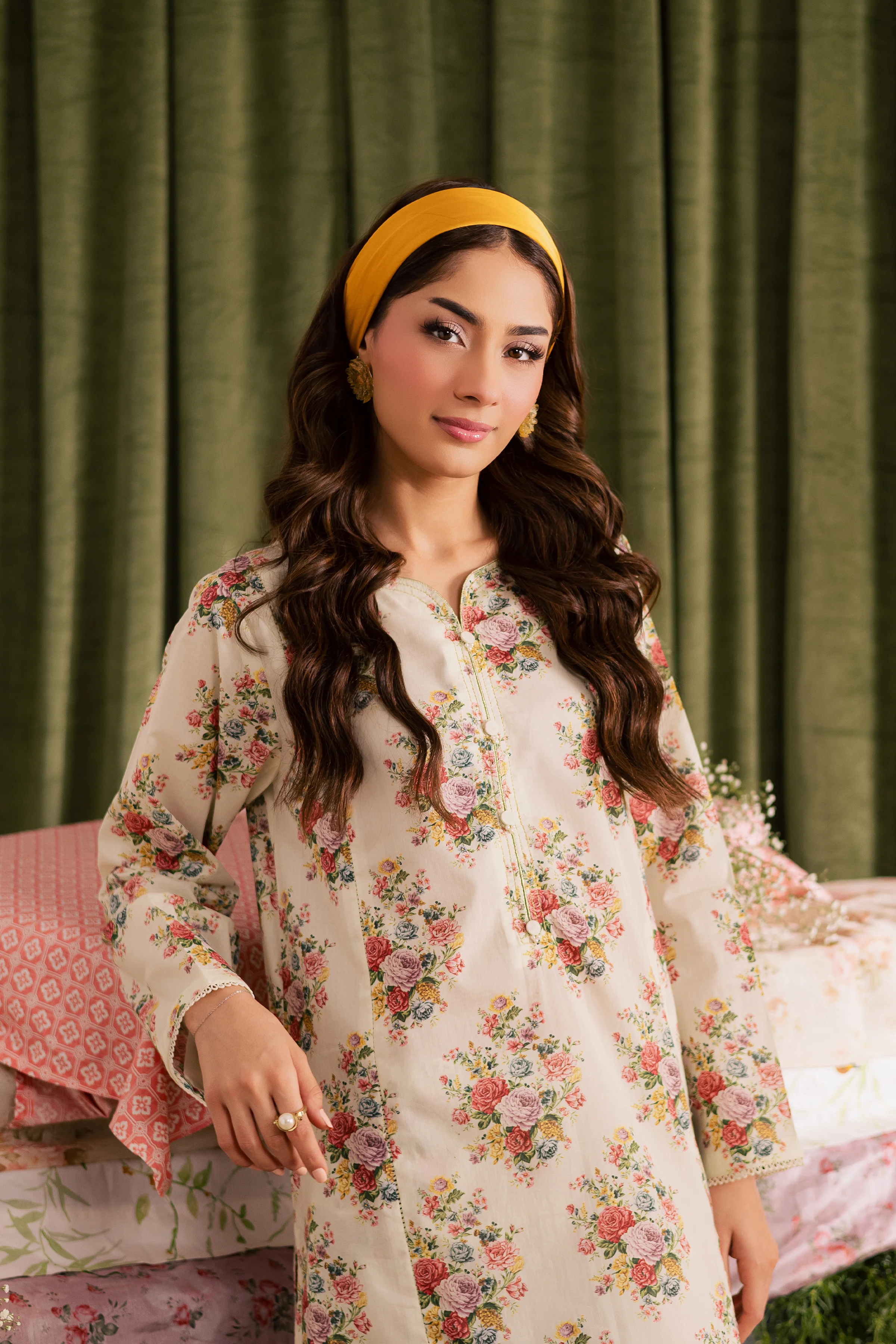Mandy 2Pc - Printed Lawn Dress - Image 3