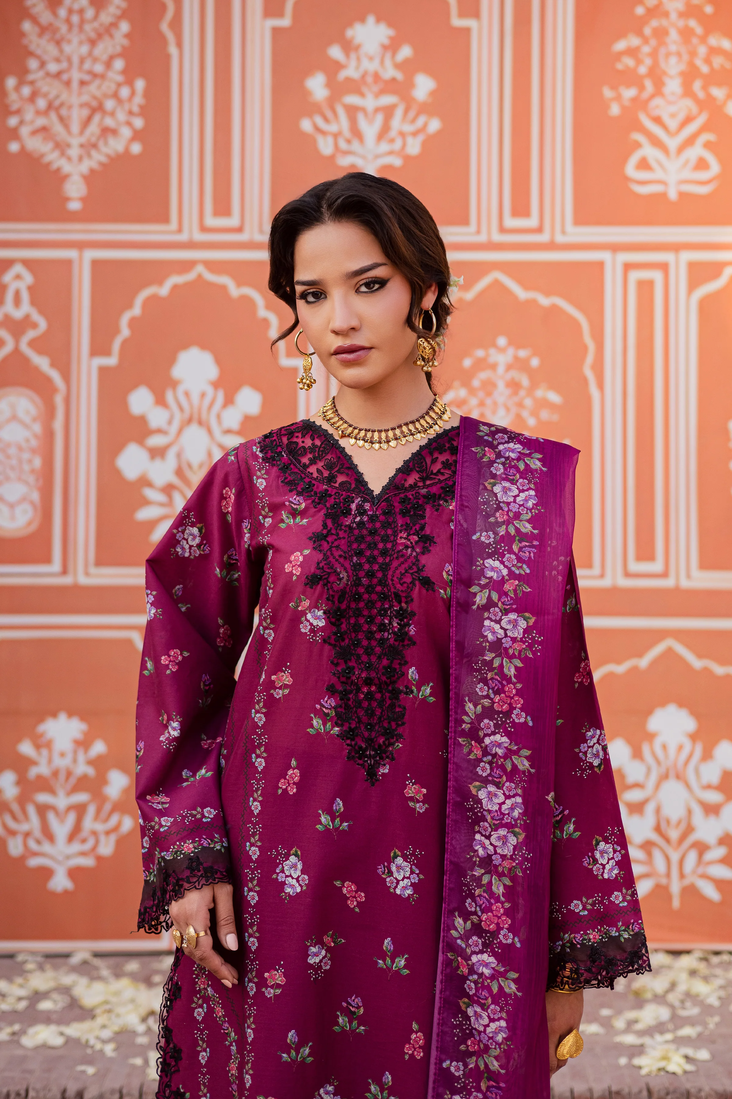 Maren 3Pc - Festive Eid Prints - Image 5