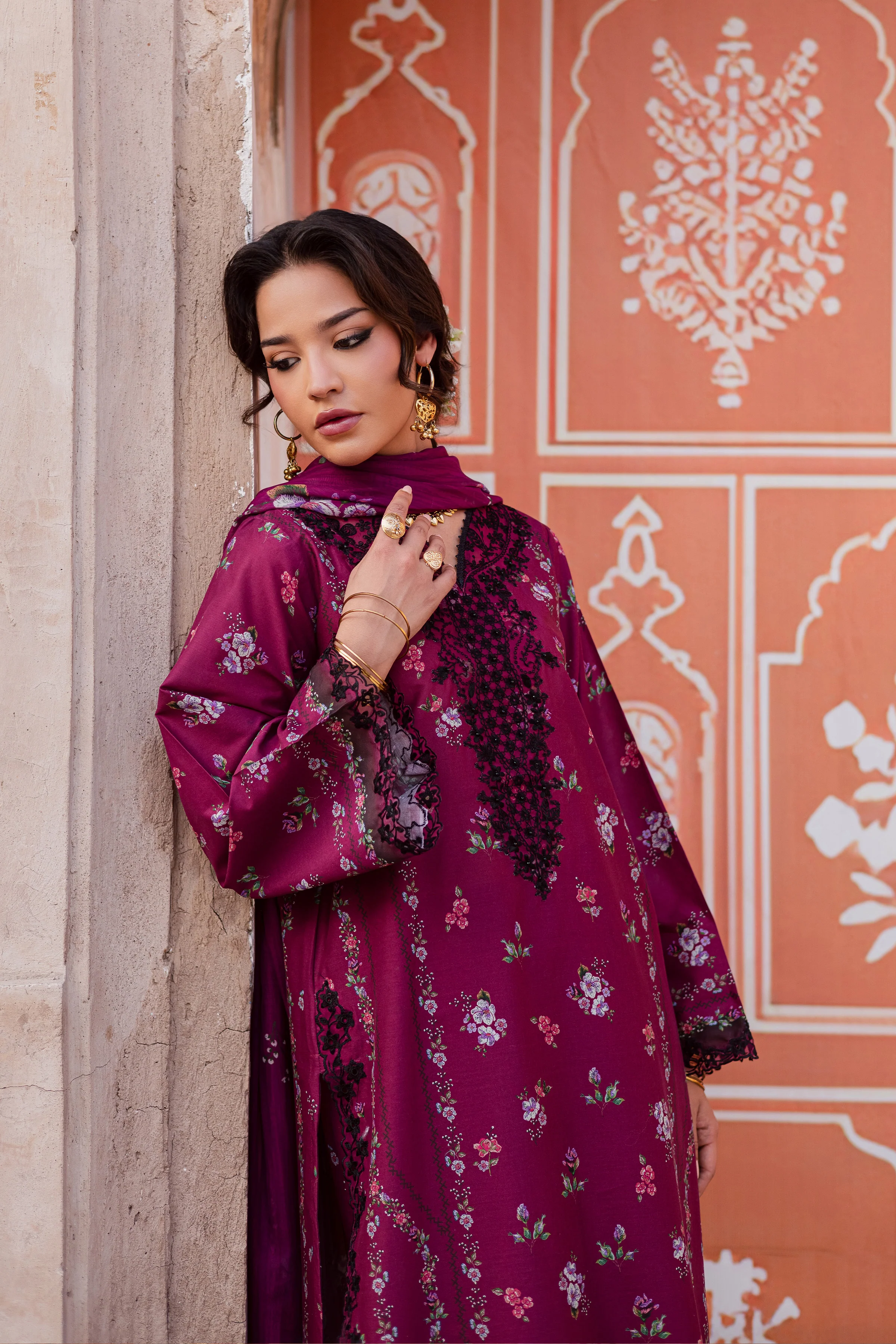 Maren 3Pc - Festive Eid Prints - Image 6