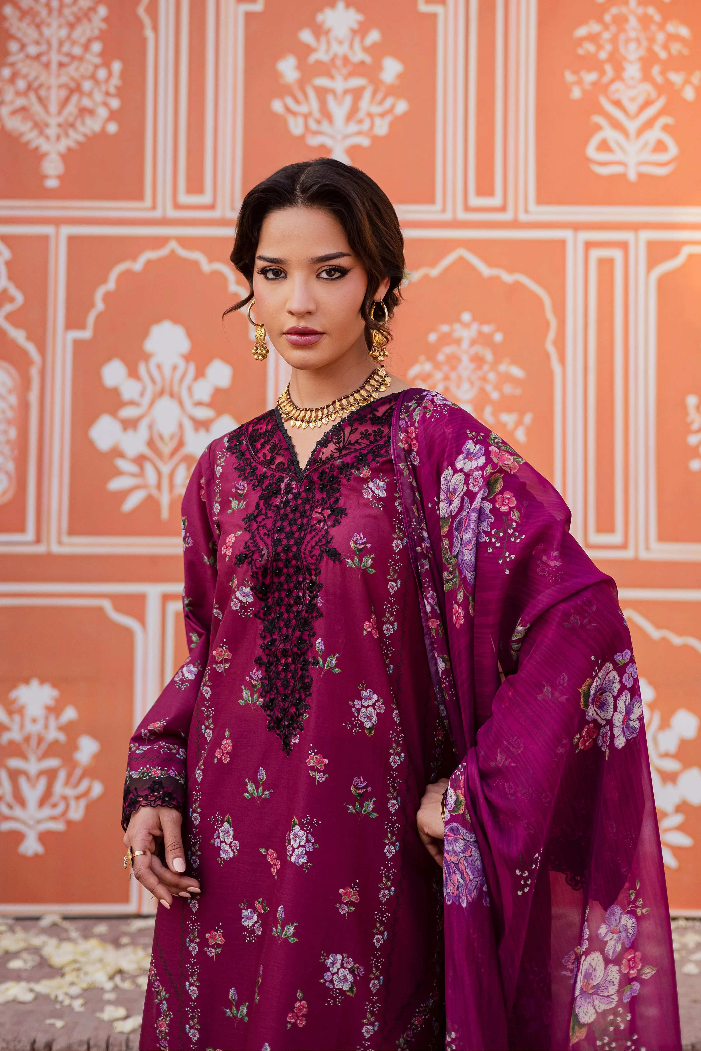 Maren 3Pc - Festive Eid Prints - Image 7