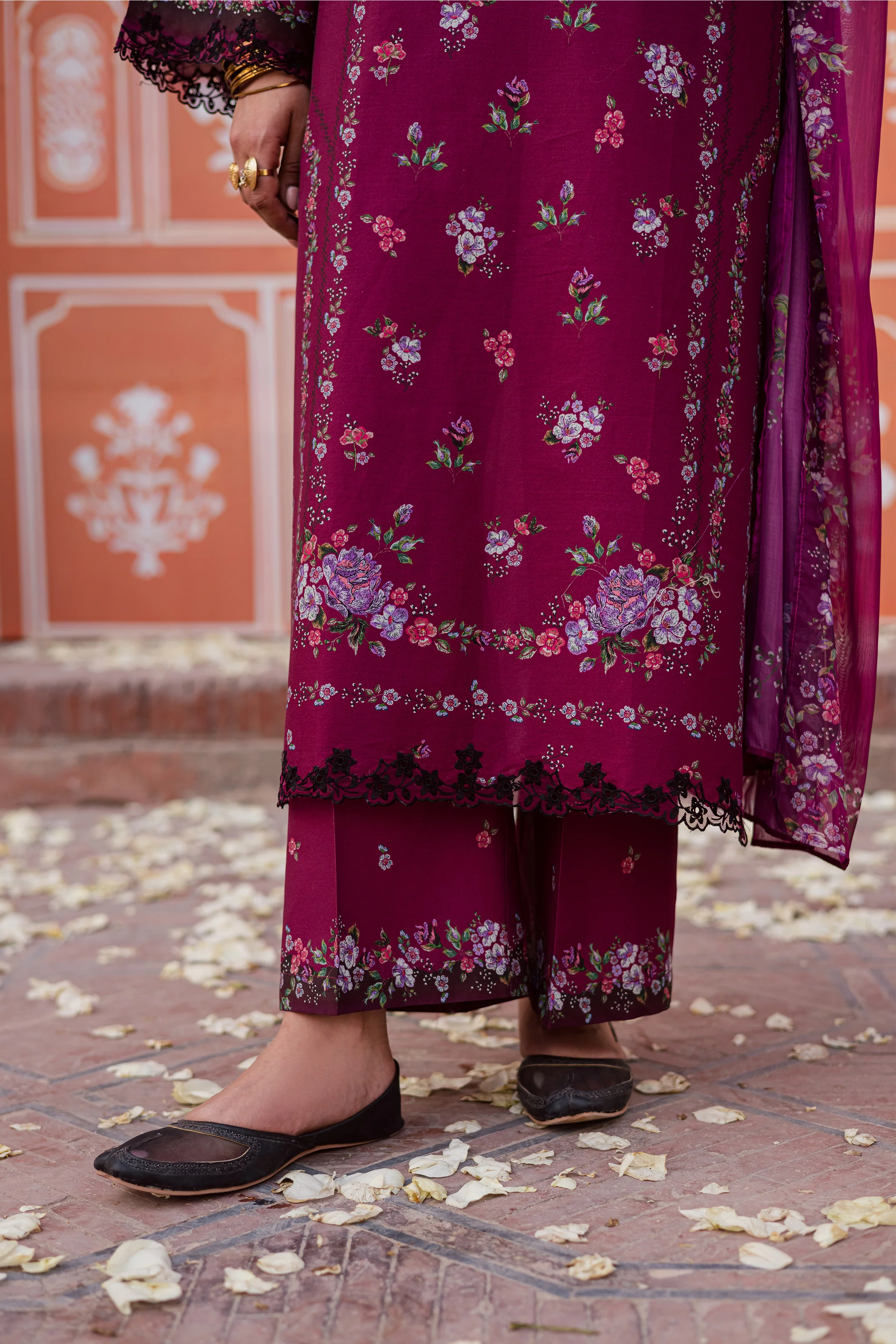 Maren 3Pc - Festive Eid Prints - Image 8