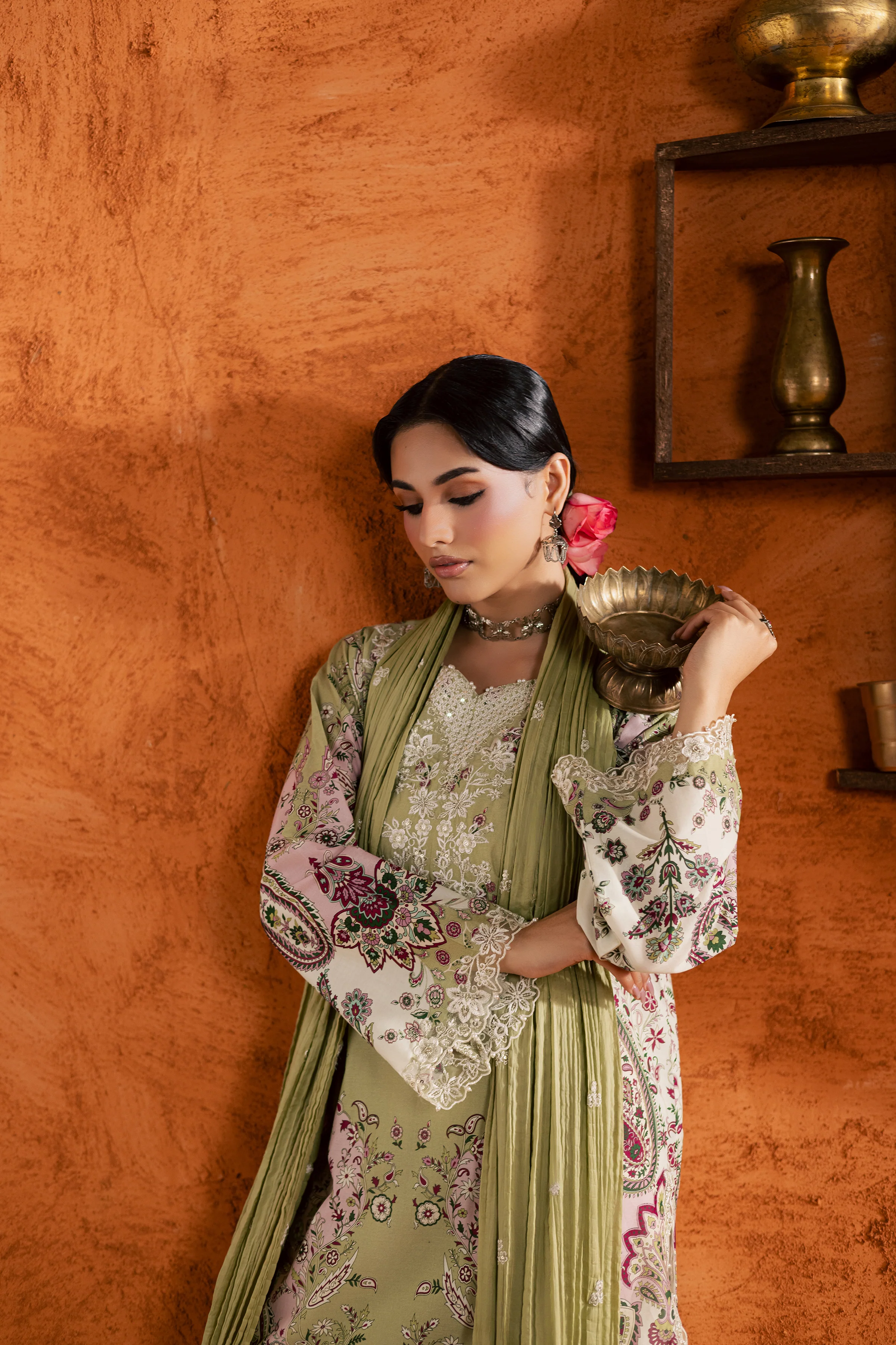 Margot 3Pc - Printed Lawn Dress - Image 7