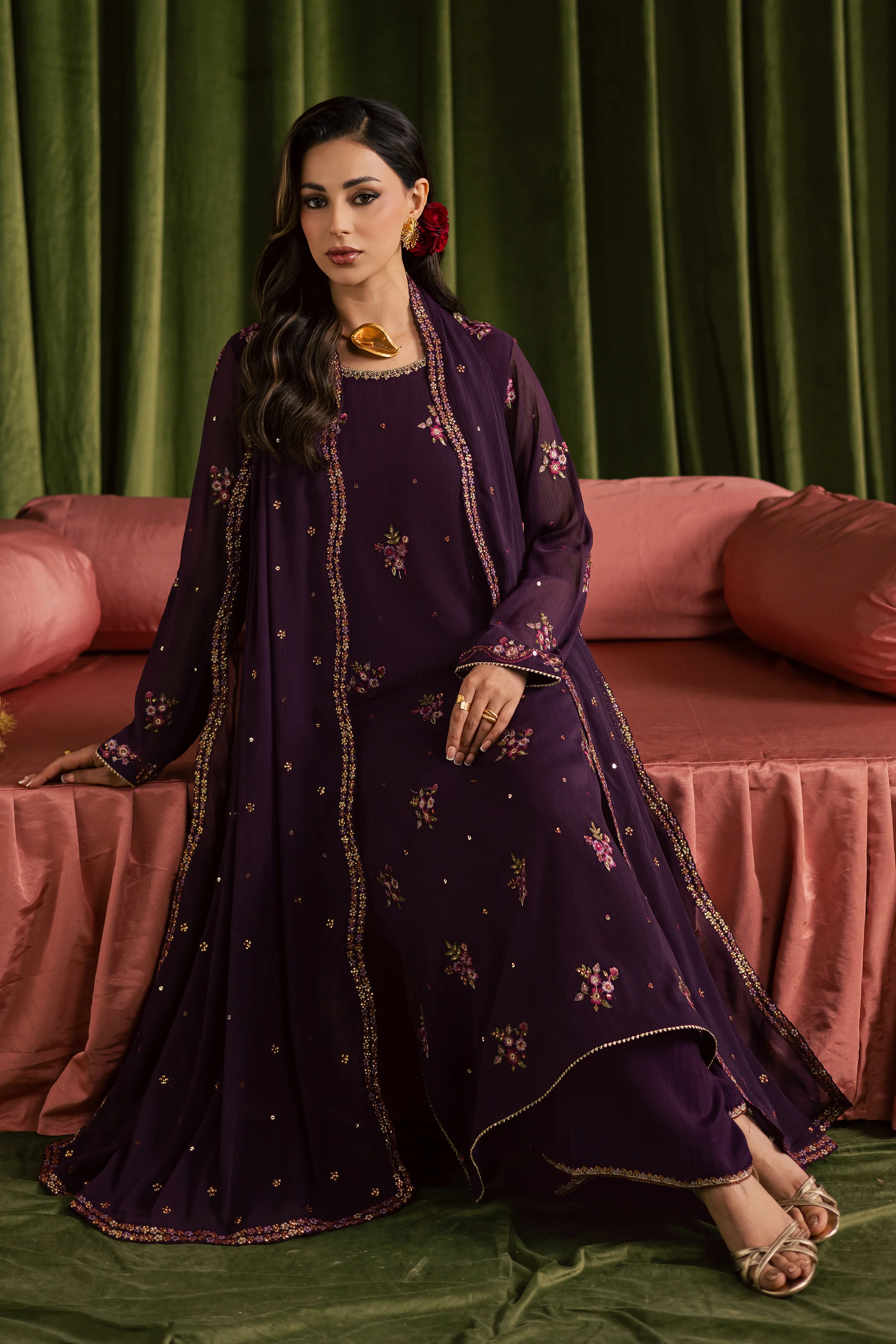 Maya 3Pc - Festive Luxe Pret - Image 3