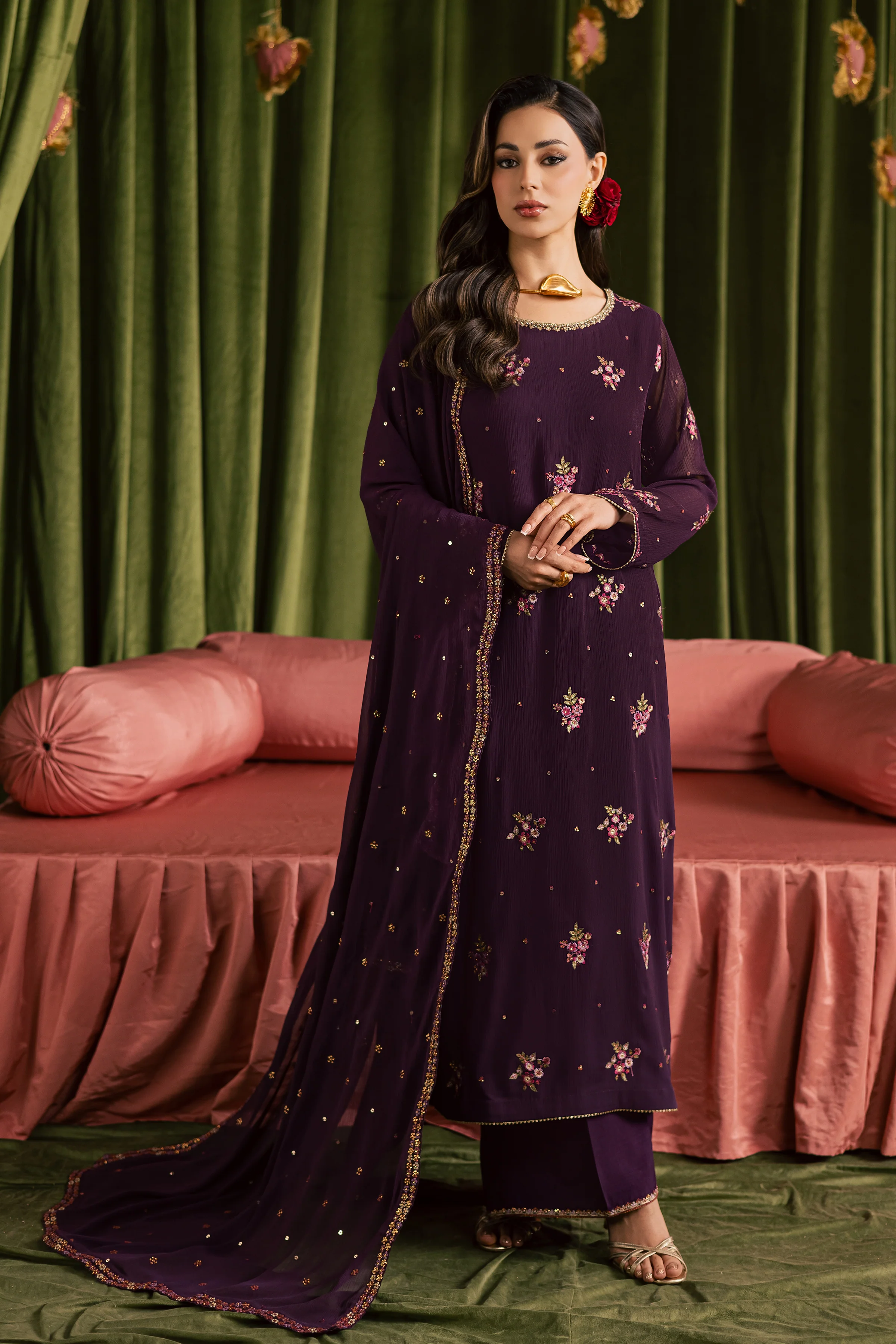 Maya 3Pc - Festive Luxe Pret - Image 4