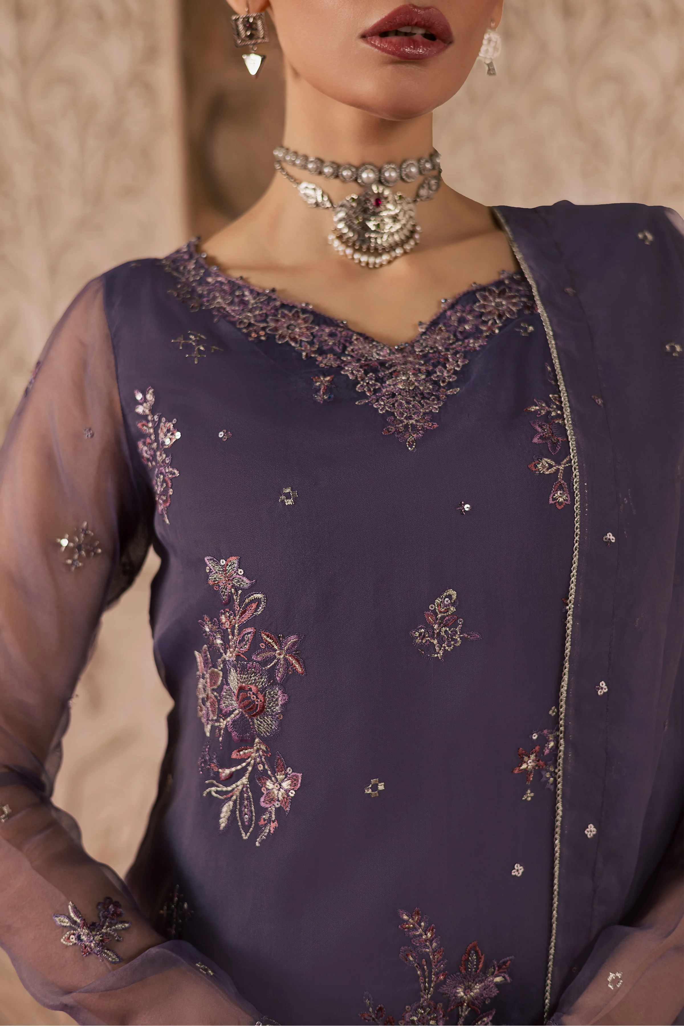 Meesha 3Pc - Festive Luxe Pret - Image 10