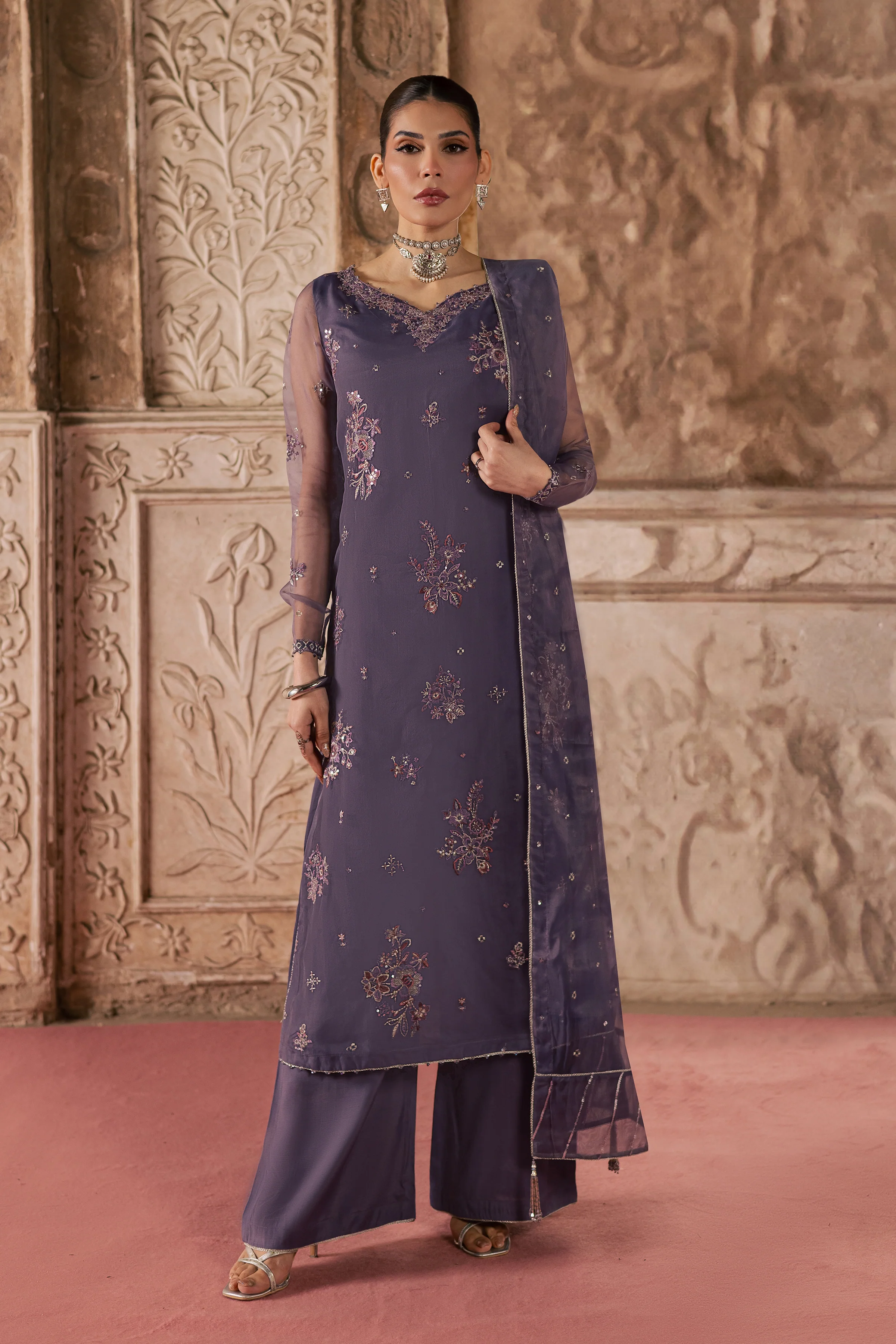 Meesha 3Pc - Festive Luxe Pret - Image 4
