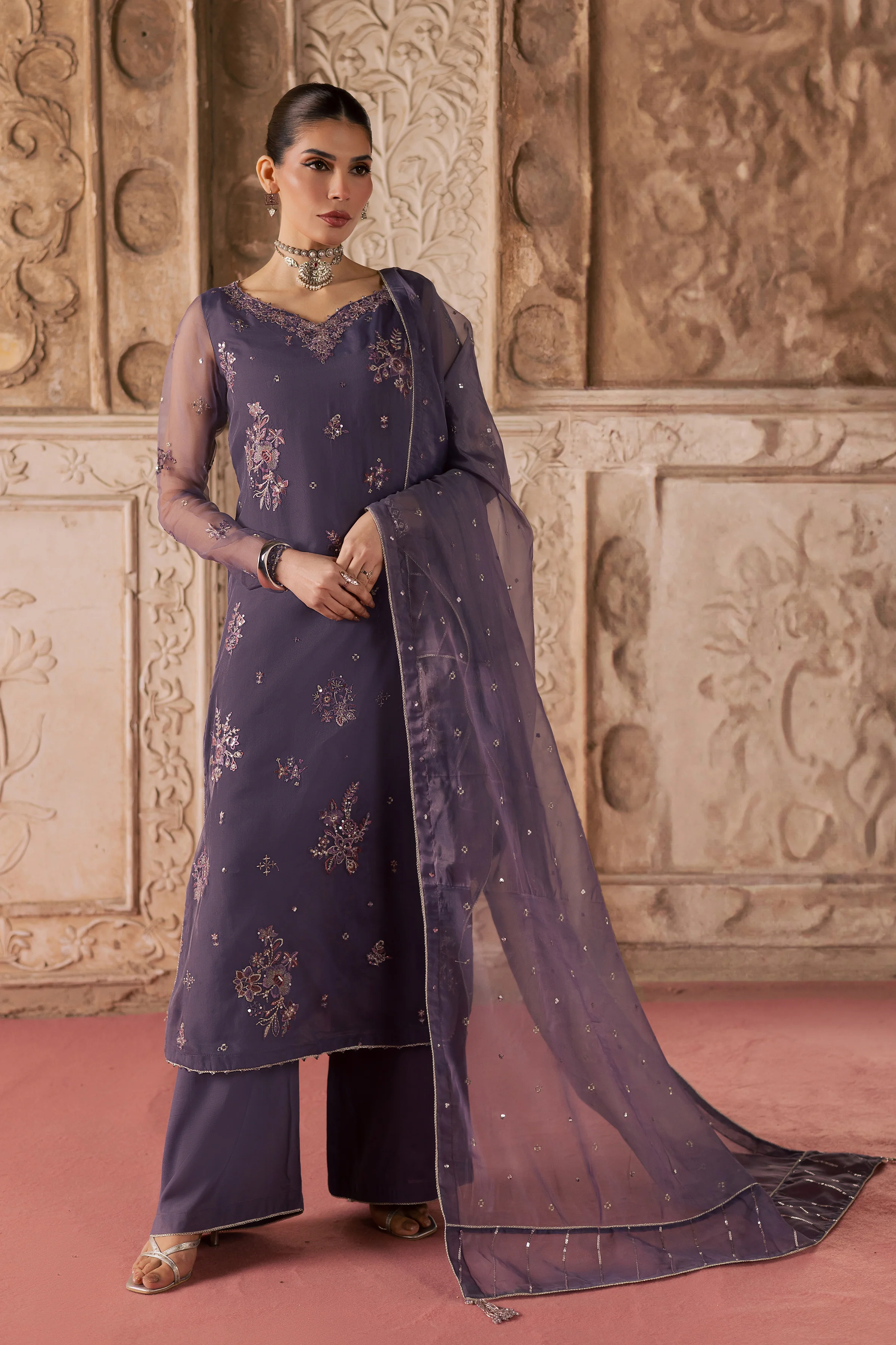 Meesha 3Pc - Festive Luxe Pret - Image 7