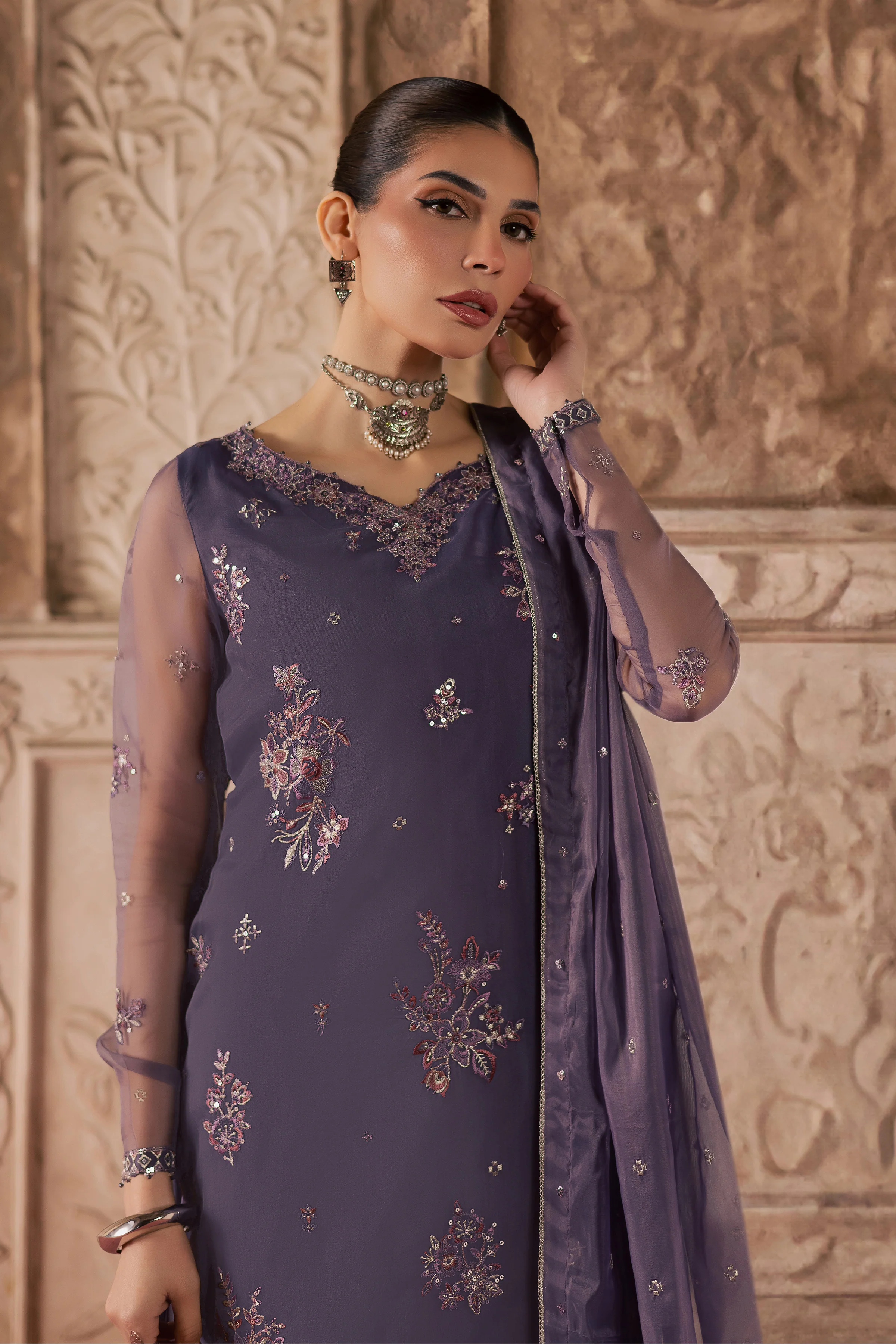 Meesha 3Pc - Festive Luxe Pret - Image 9