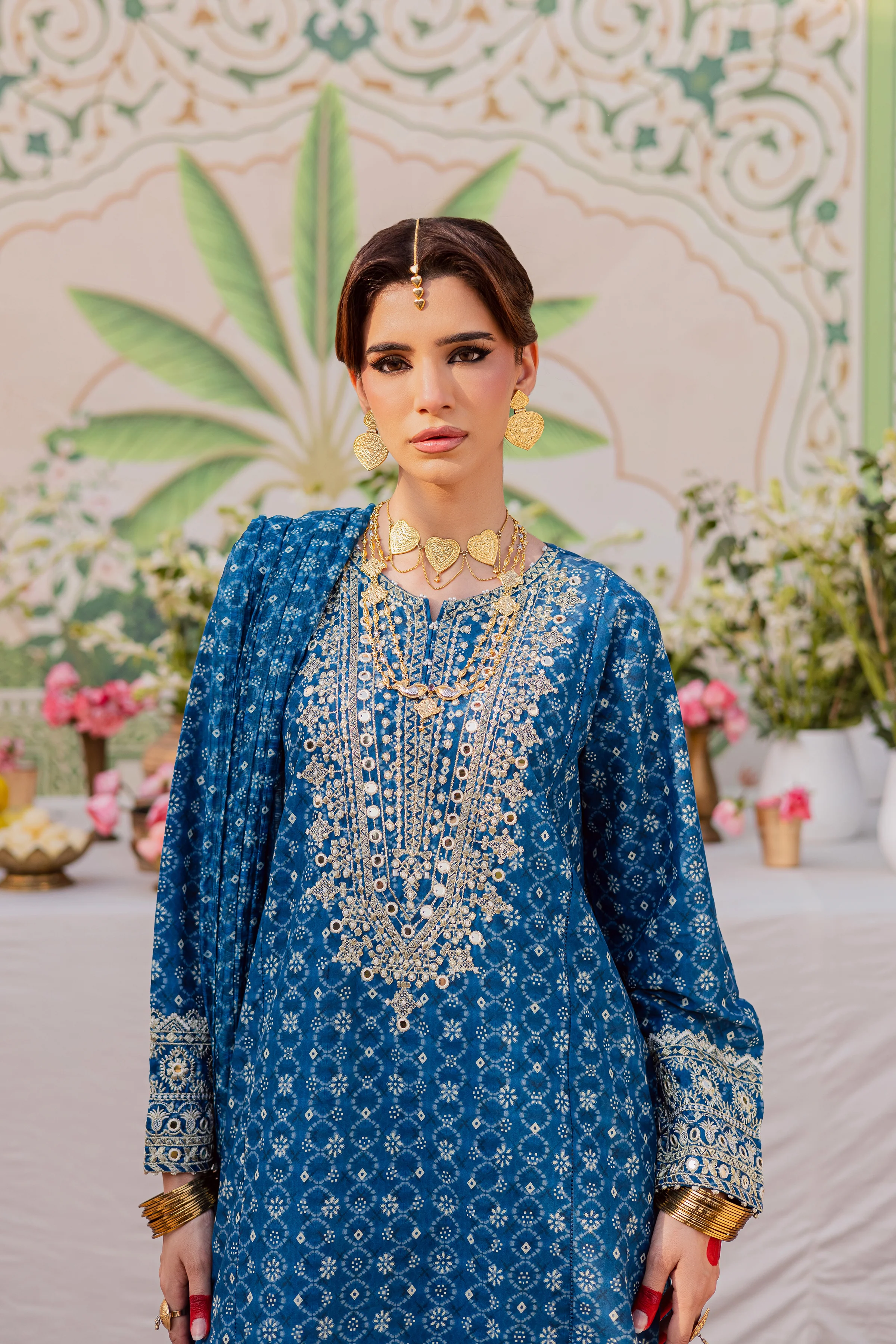 Midnight 3Pc - Festive Eid Prints - Image 2