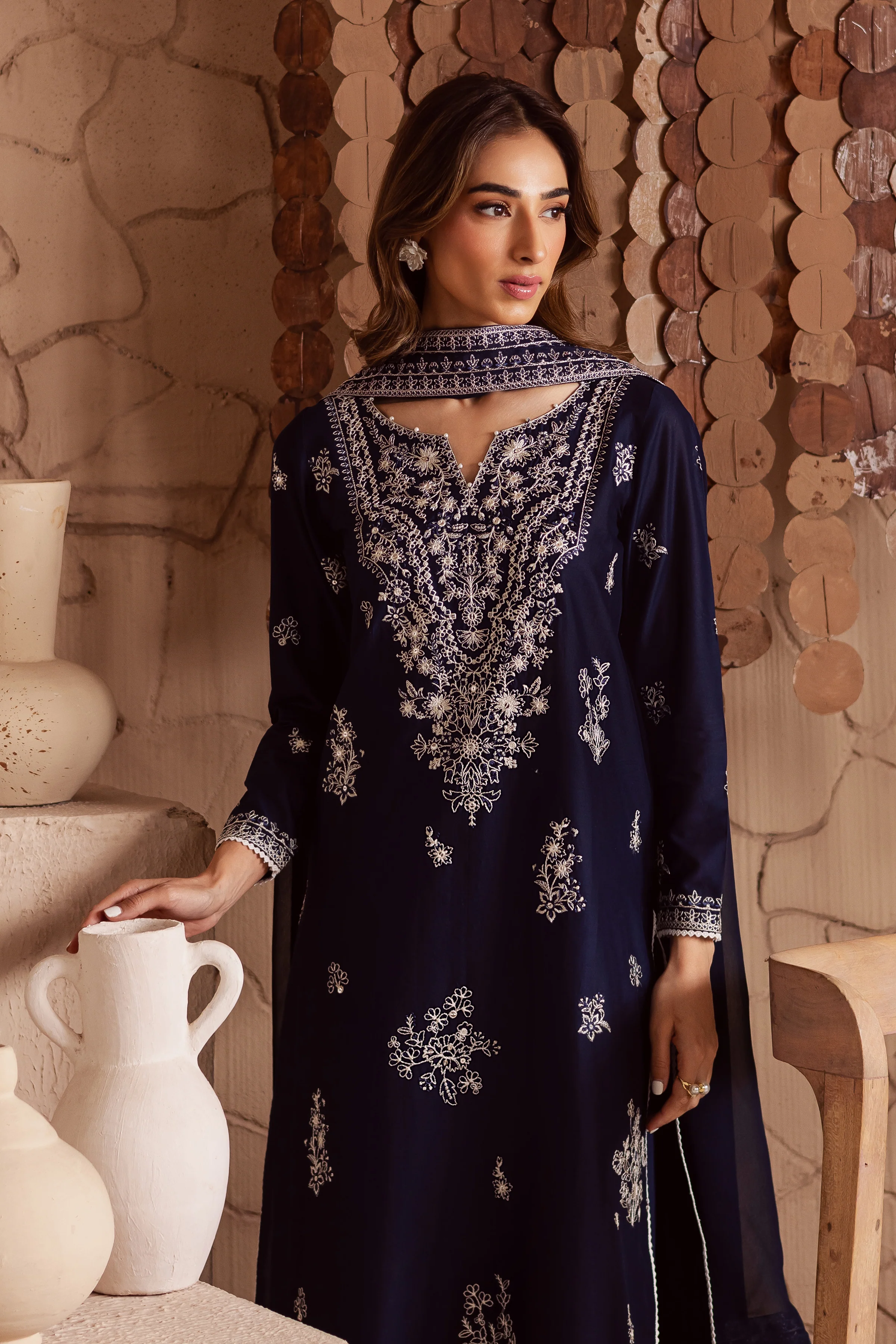 Miraye 3Pc - Embroidered Lawn Dress - Image 2