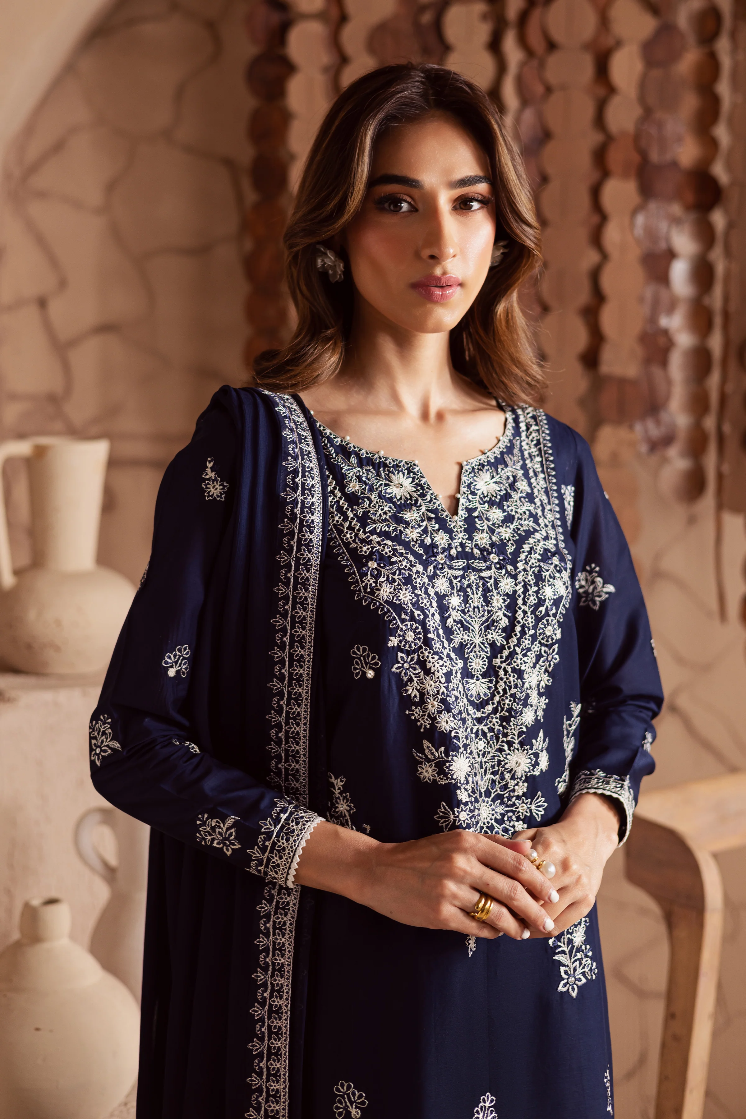 Miraye 3Pc - Embroidered Lawn Dress - Image 6