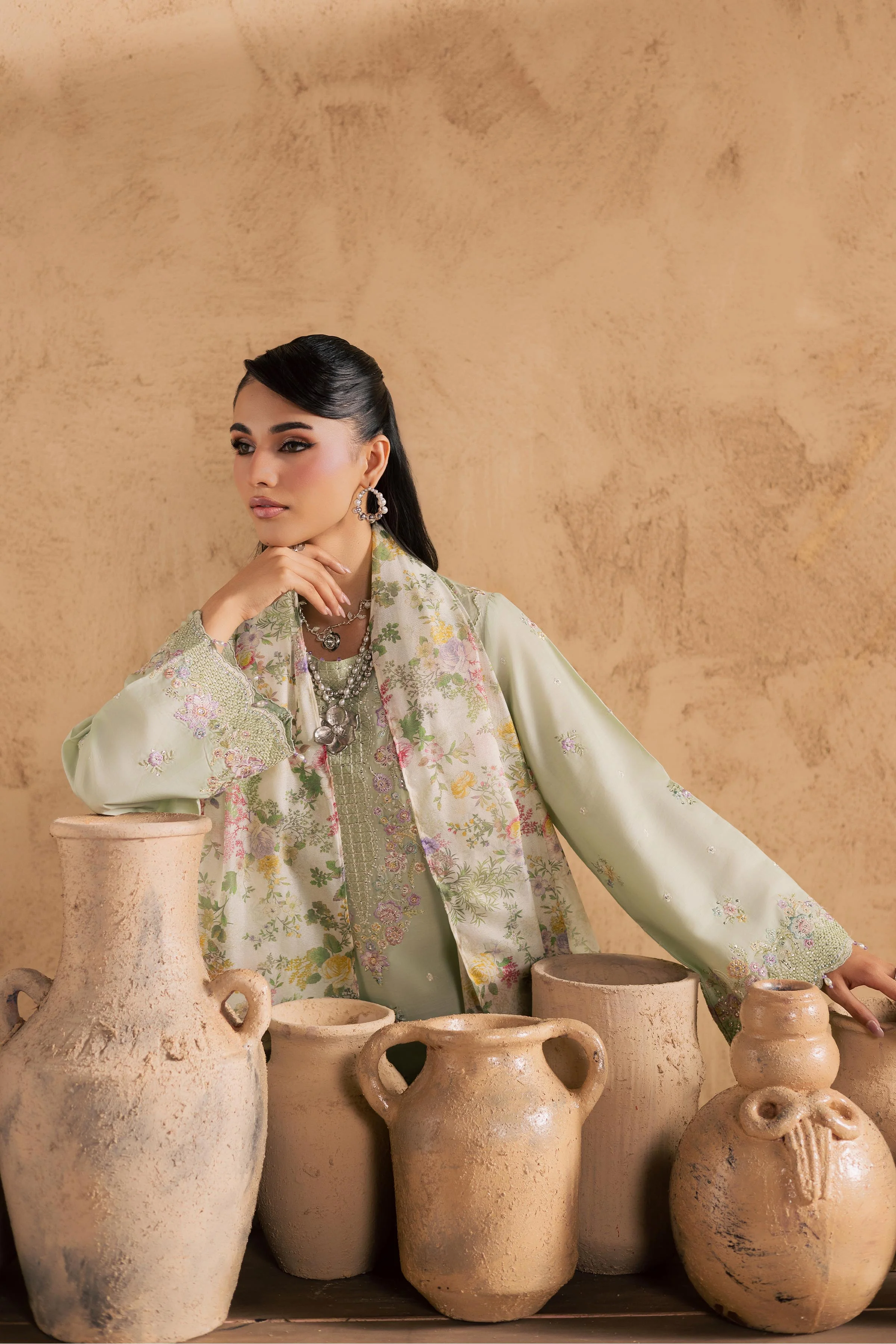 Morika 3Pc - Embroidered Festive Pret - Image 4