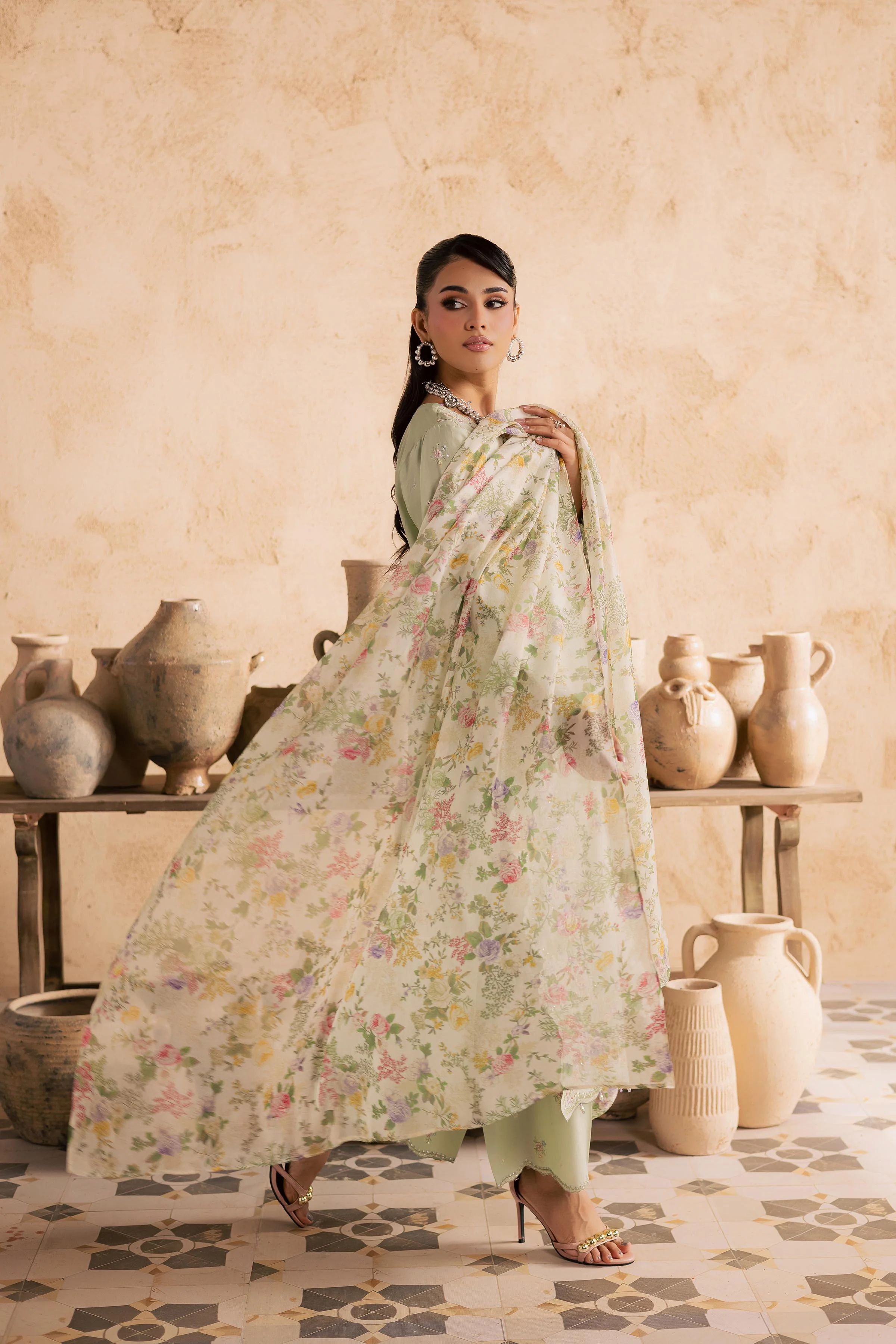 Morika 3Pc - Embroidered Festive Pret - Image 5