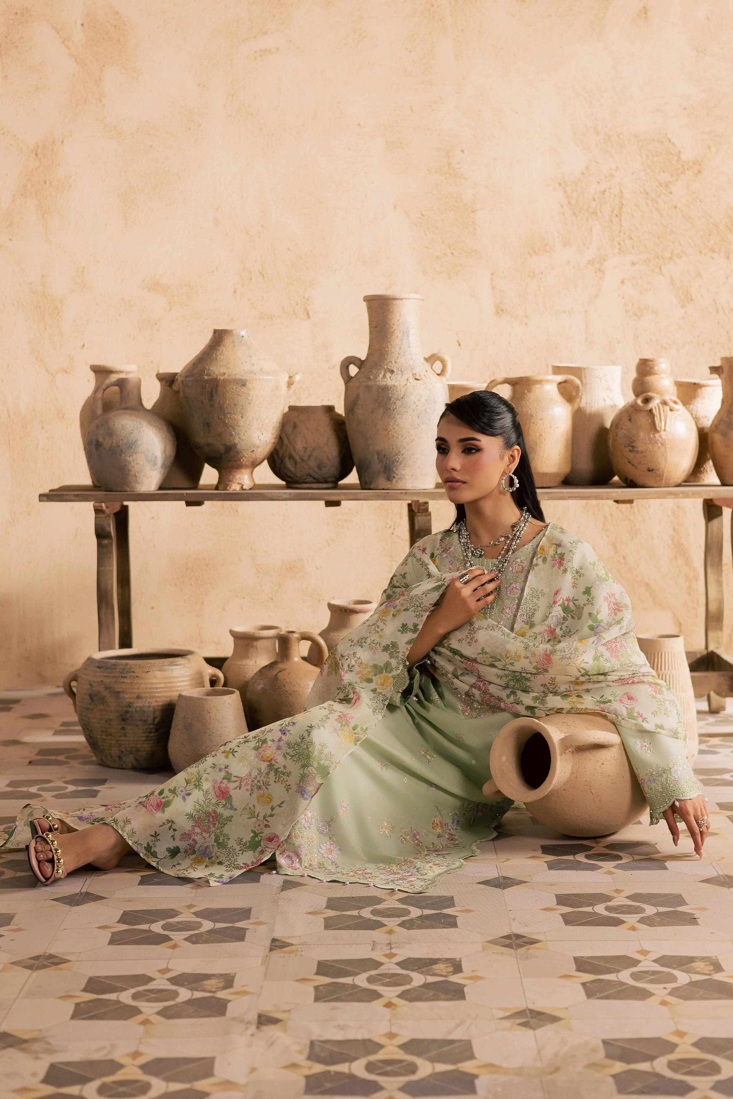 Morika 3Pc - Embroidered Festive Pret - Image 7