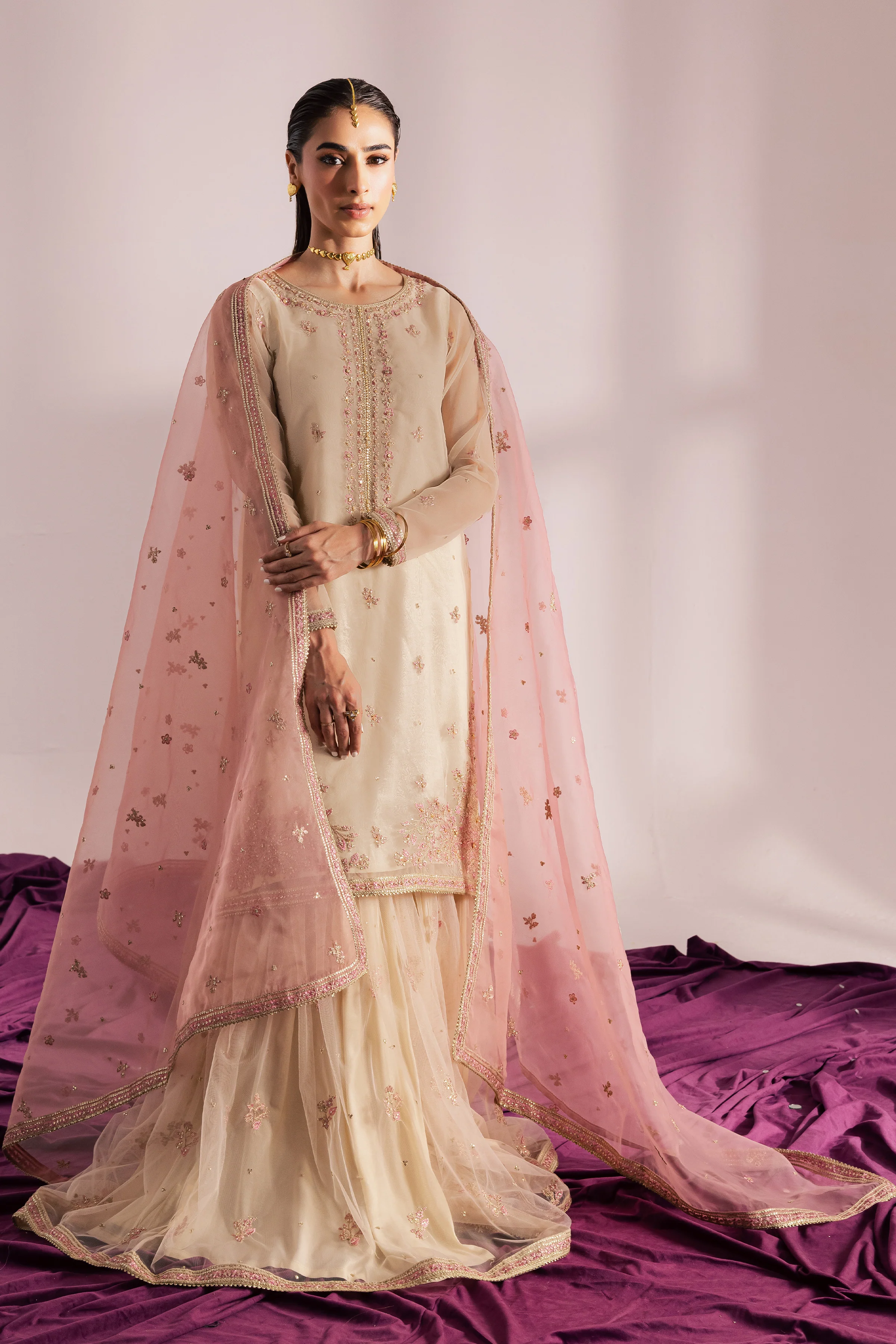 Munira 3Pc - Festive Luxe Pret - Image 5